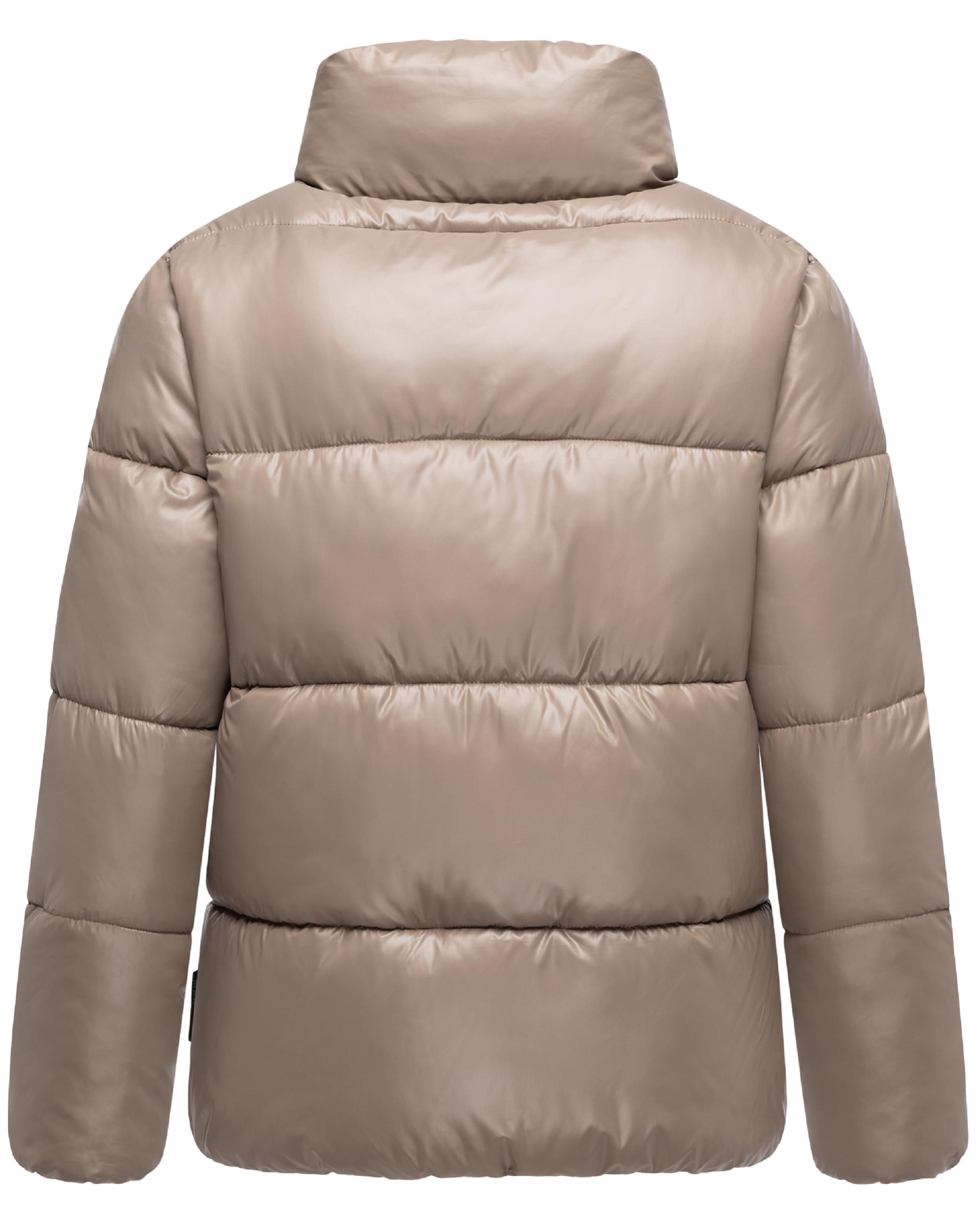 Kurze Winter Steppjacke "Hazalee 16" Taupe Grey
