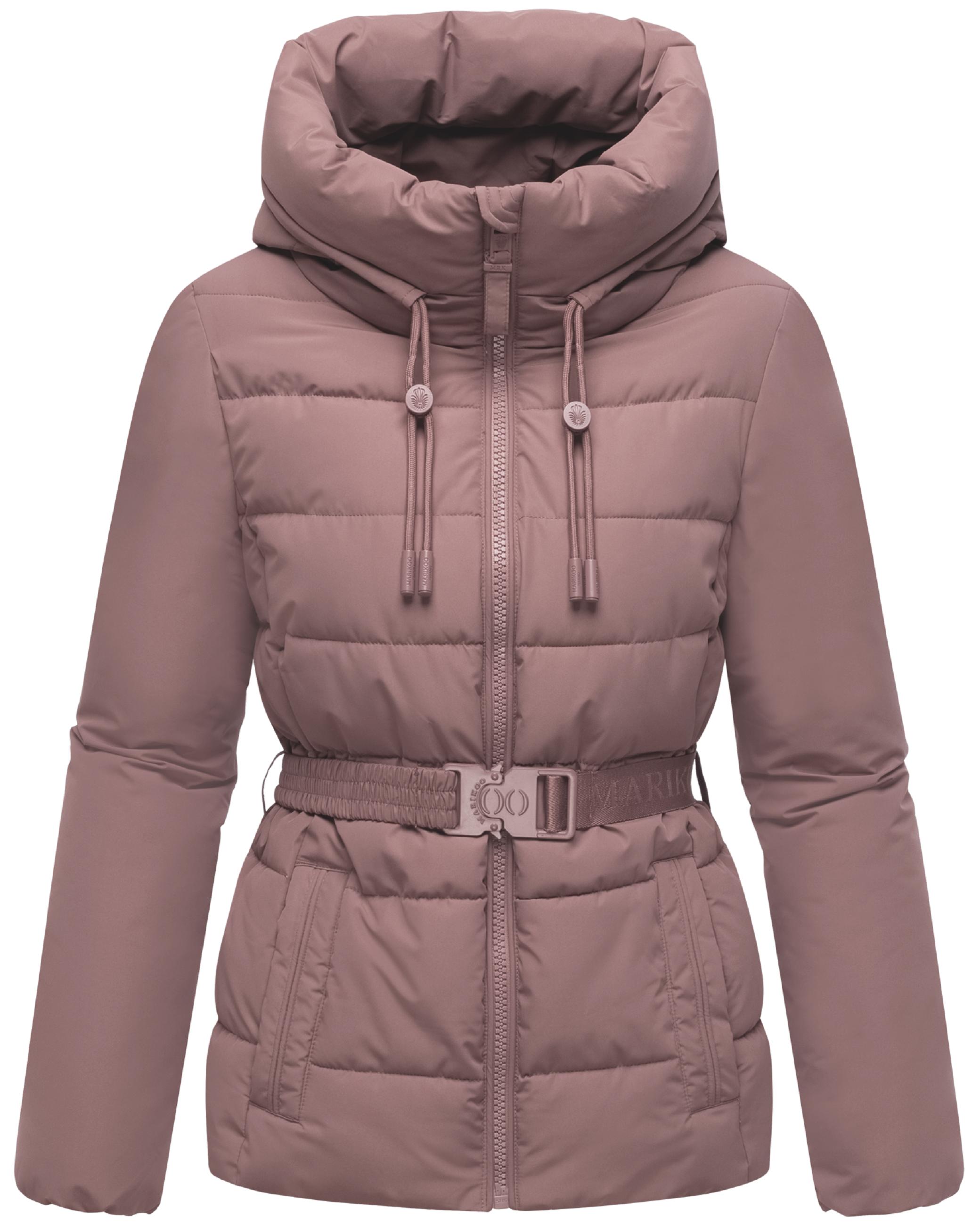 Winter Steppjacke mit Taillengürtel "Himee16" Mauve
