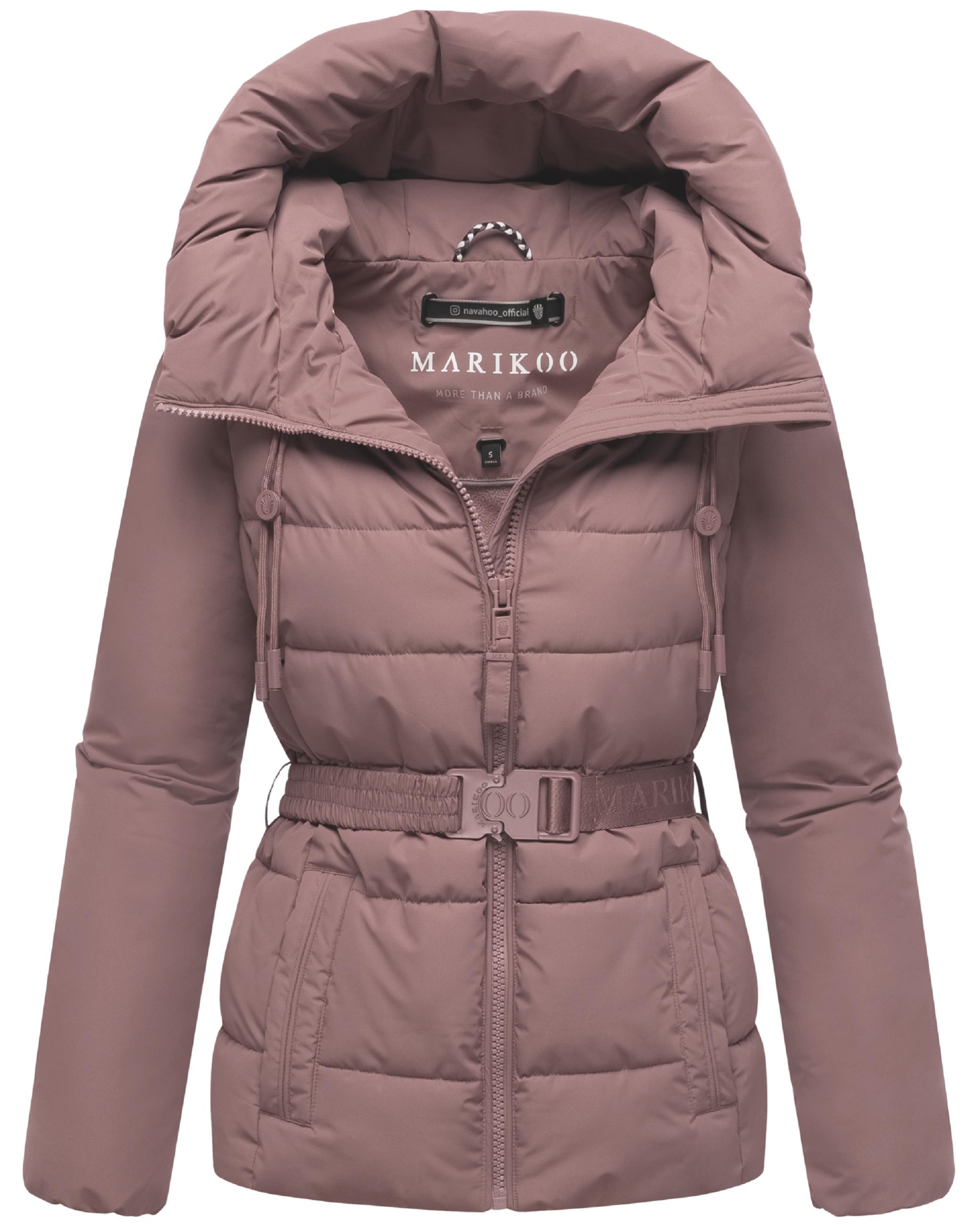 Winter Steppjacke mit Taillengürtel "Himee16" Mauve
