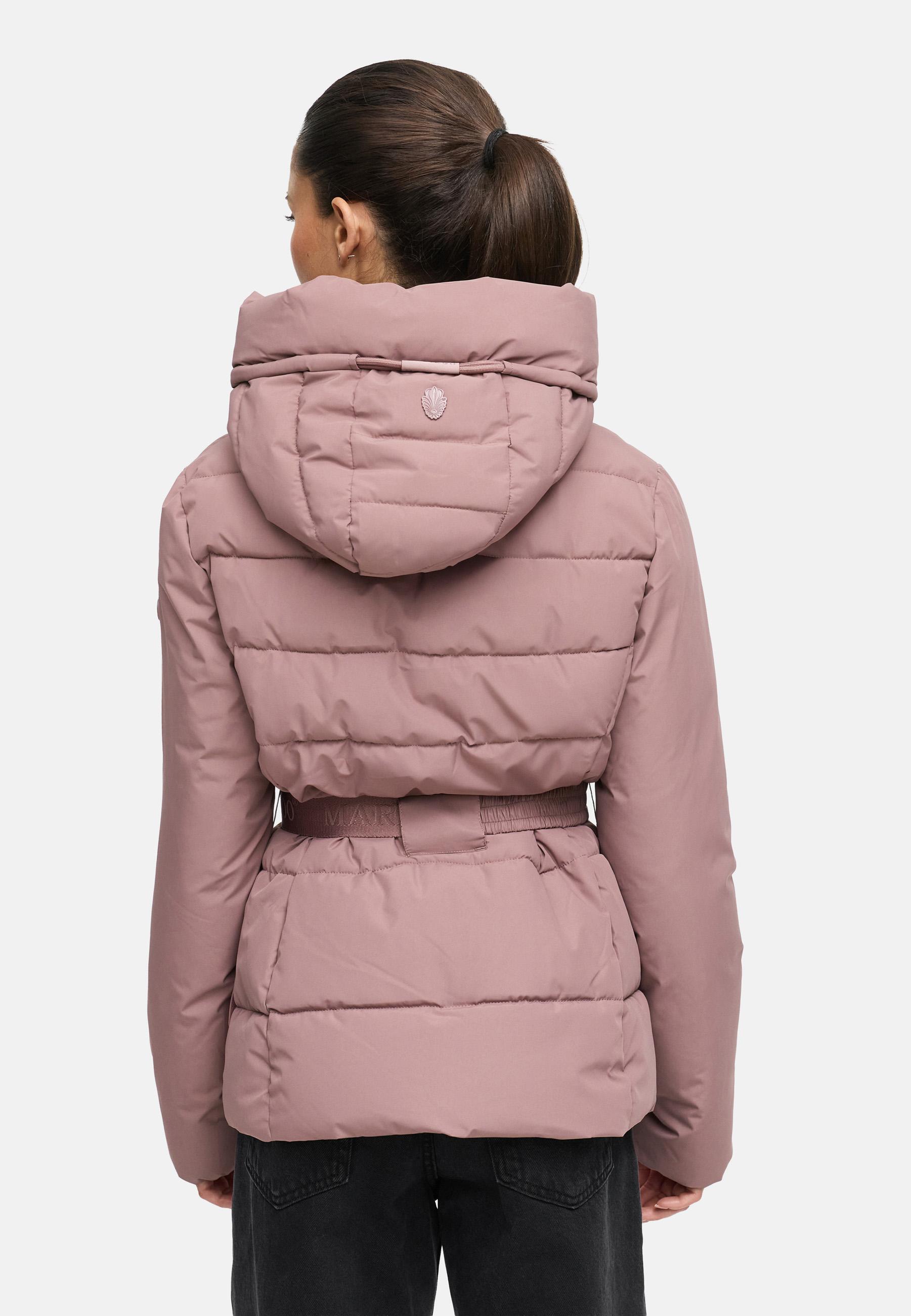 Winter Steppjacke mit Taillengürtel "Himee16" Mauve