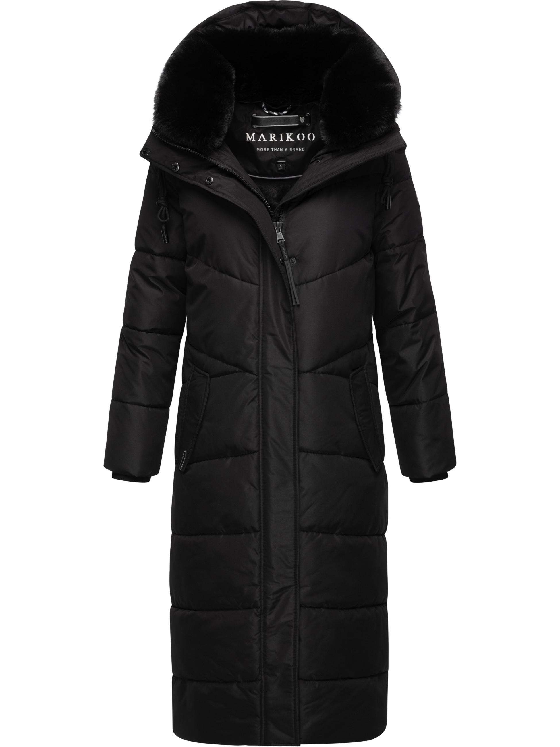 Extralanger Steppmantel "Hingucker XIV-1" Black