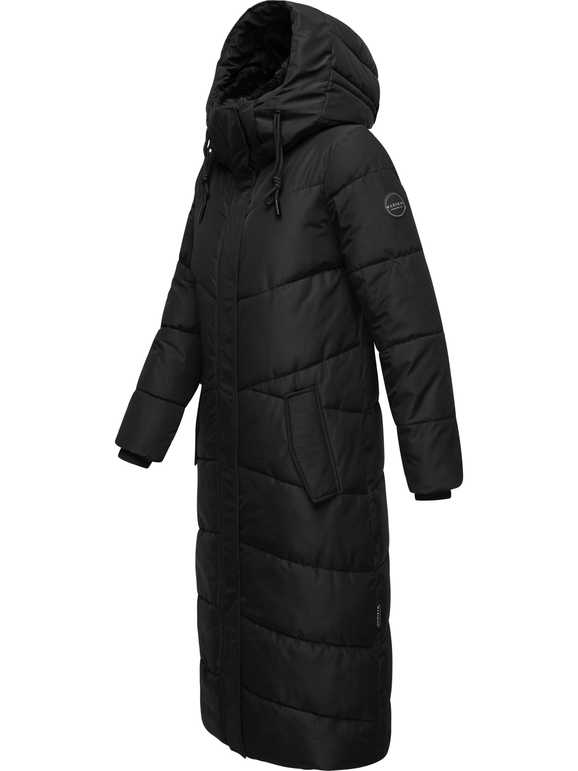 Extralanger Steppmantel "Hingucker XIV-1" Black
