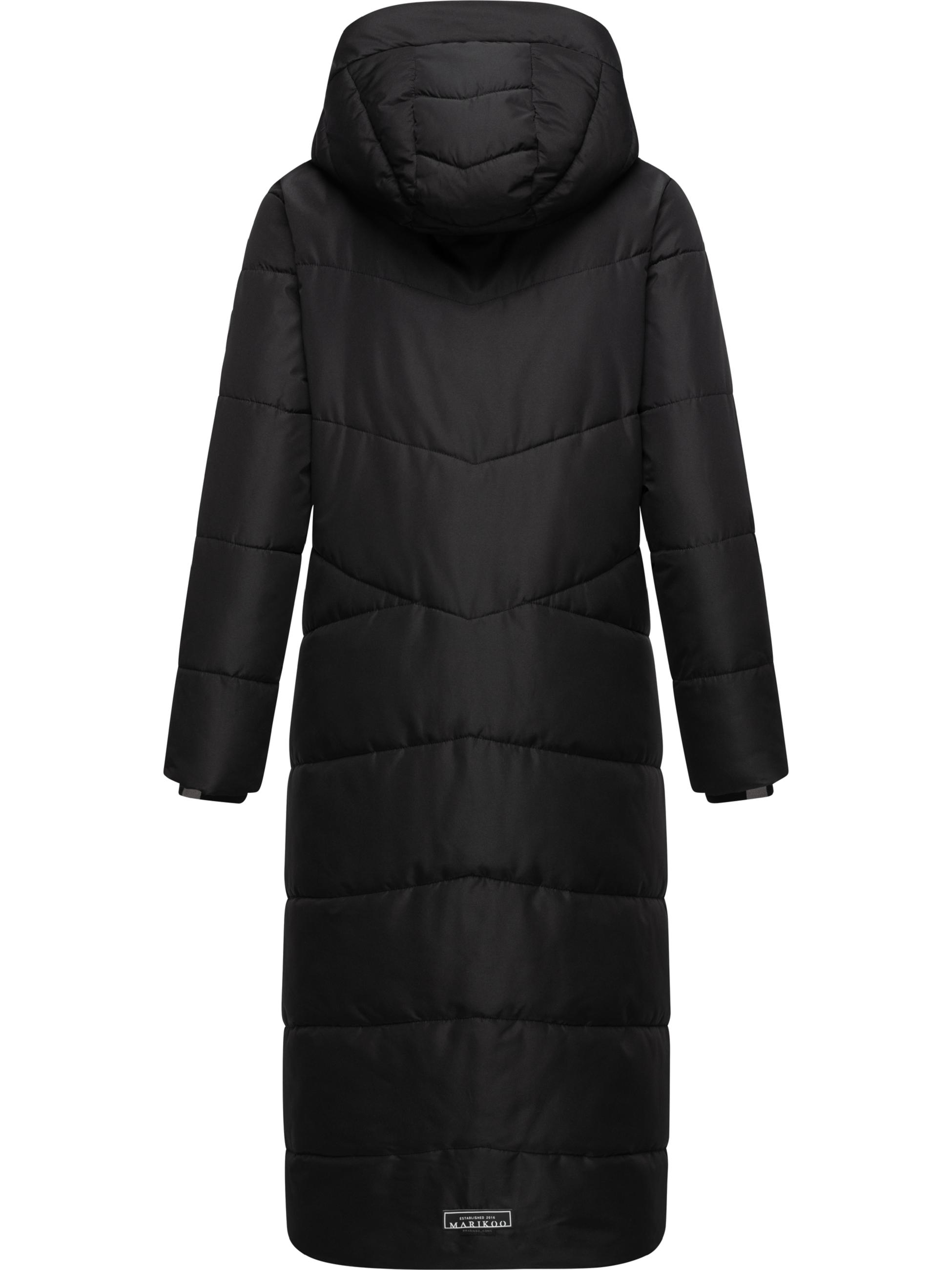 Extralanger Steppmantel "Hingucker XIV-1" Black
