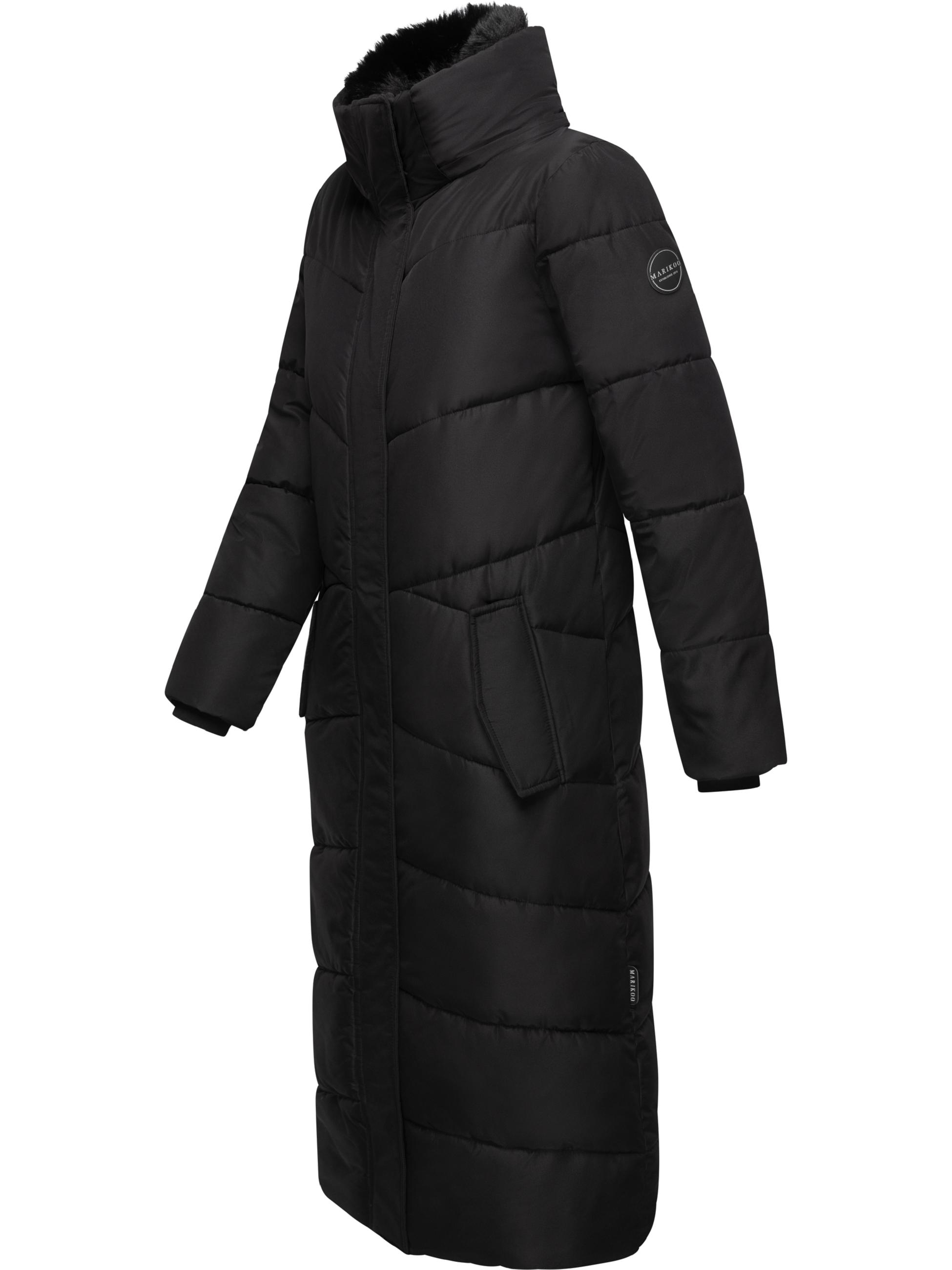 Extralanger Steppmantel "Hingucker XIV-1" Black