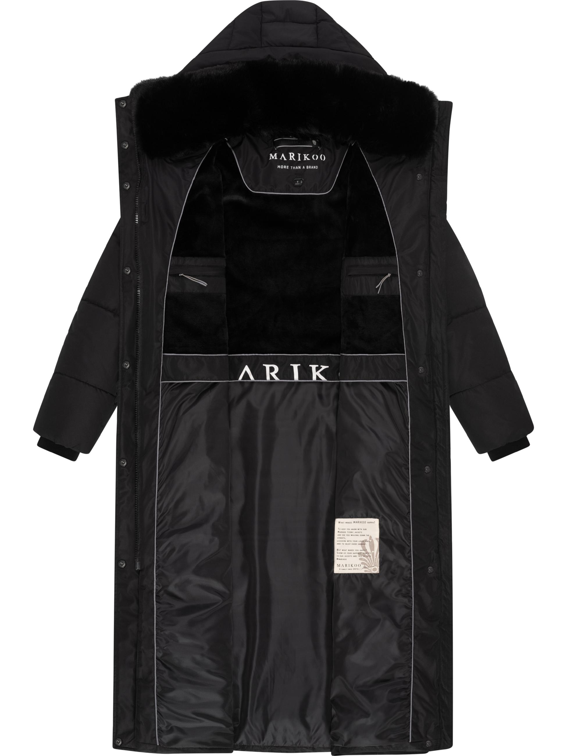 Extralanger Steppmantel "Hingucker XIV-1" Black