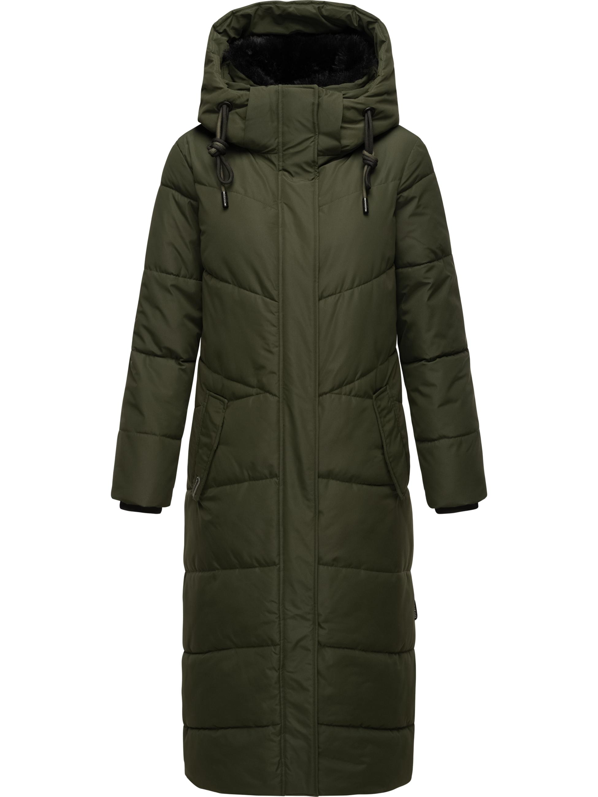 Extralanger Steppmantel "Hingucker XIV-1" Dark Olive