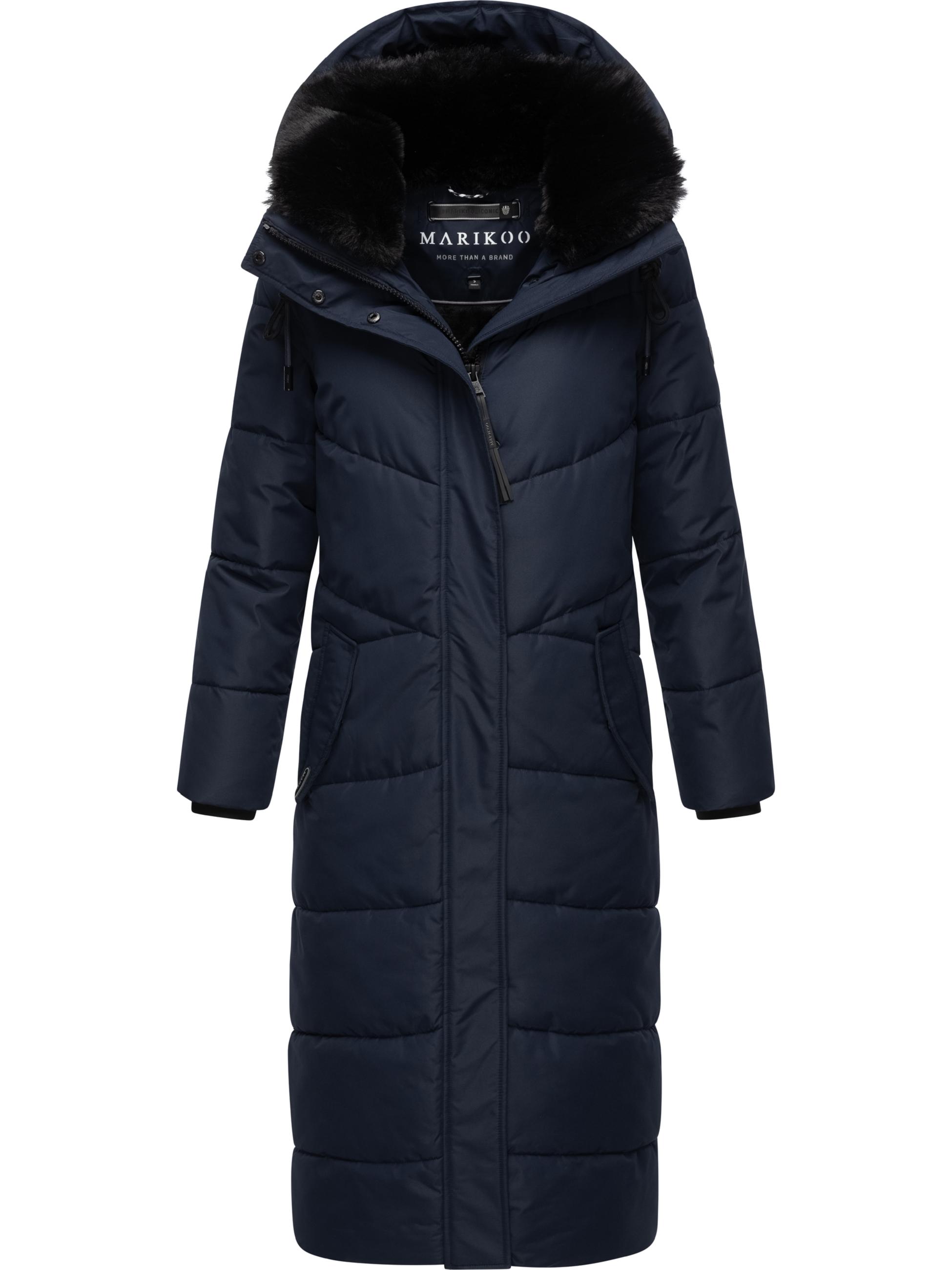 Extralanger Steppmantel "Hingucker XIV-1" Navy