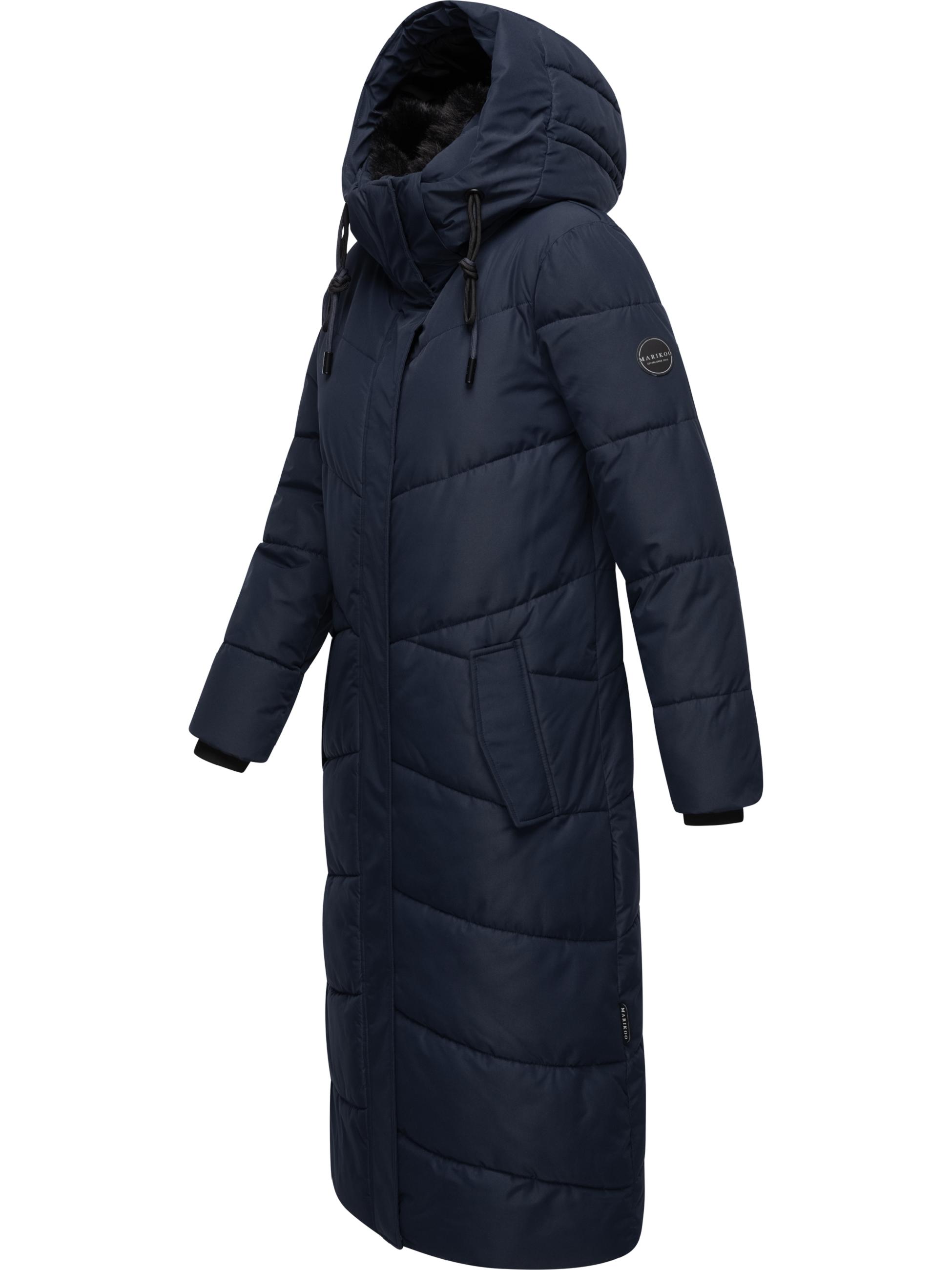 Extralanger Steppmantel "Hingucker XIV-1" Navy