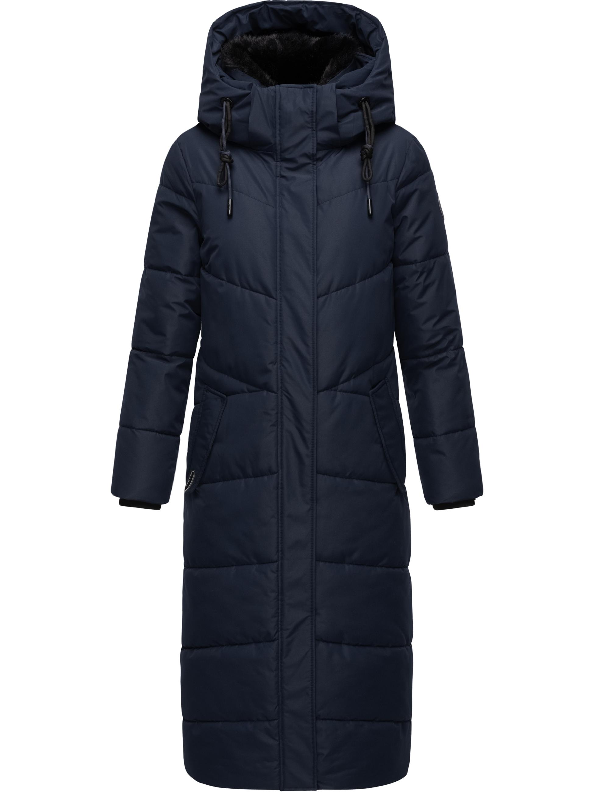 Extralanger Steppmantel "Hingucker XIV-1" Navy