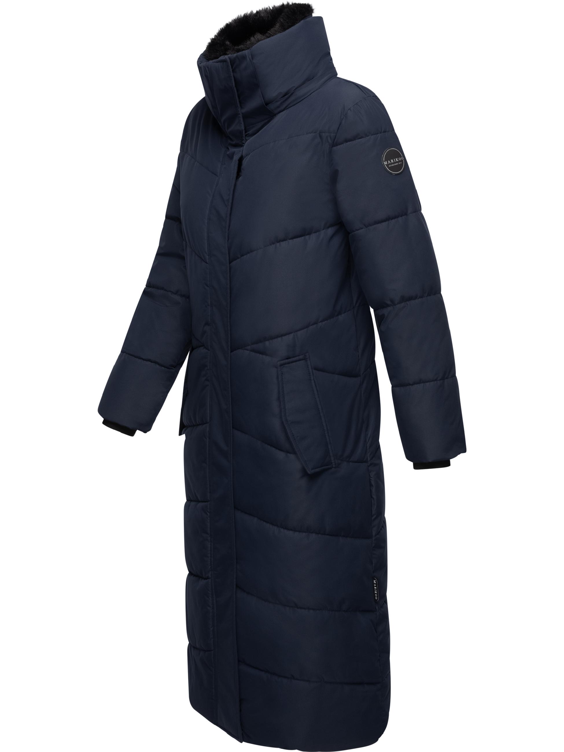 Extralanger Steppmantel "Hingucker XIV-1" Navy