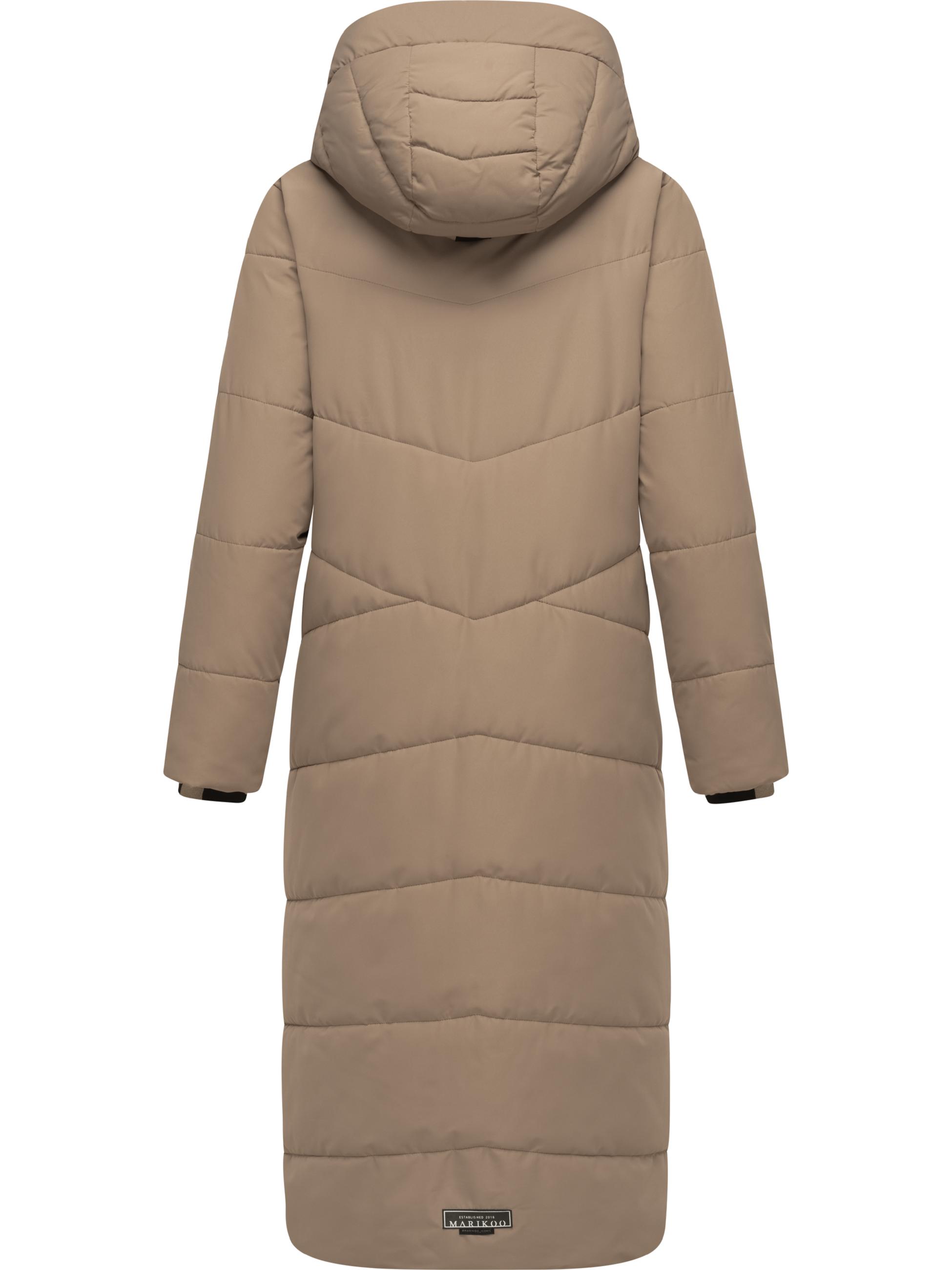 Extralanger Steppmantel "Hingucker XIV-1" Taupe Grey