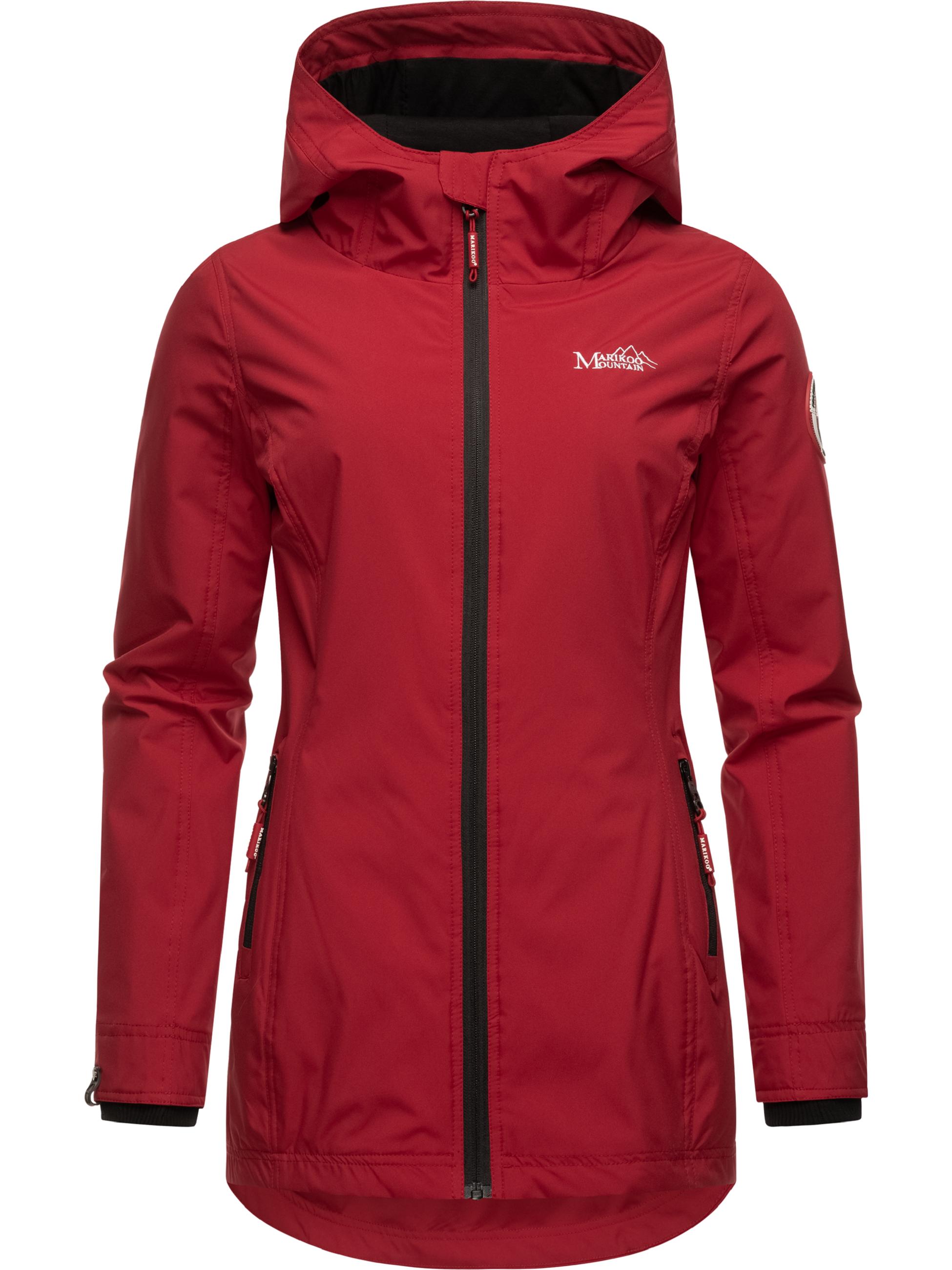 Übergangsjacke Outdoorjacke mit Kapuze Honigbeere Dark Red