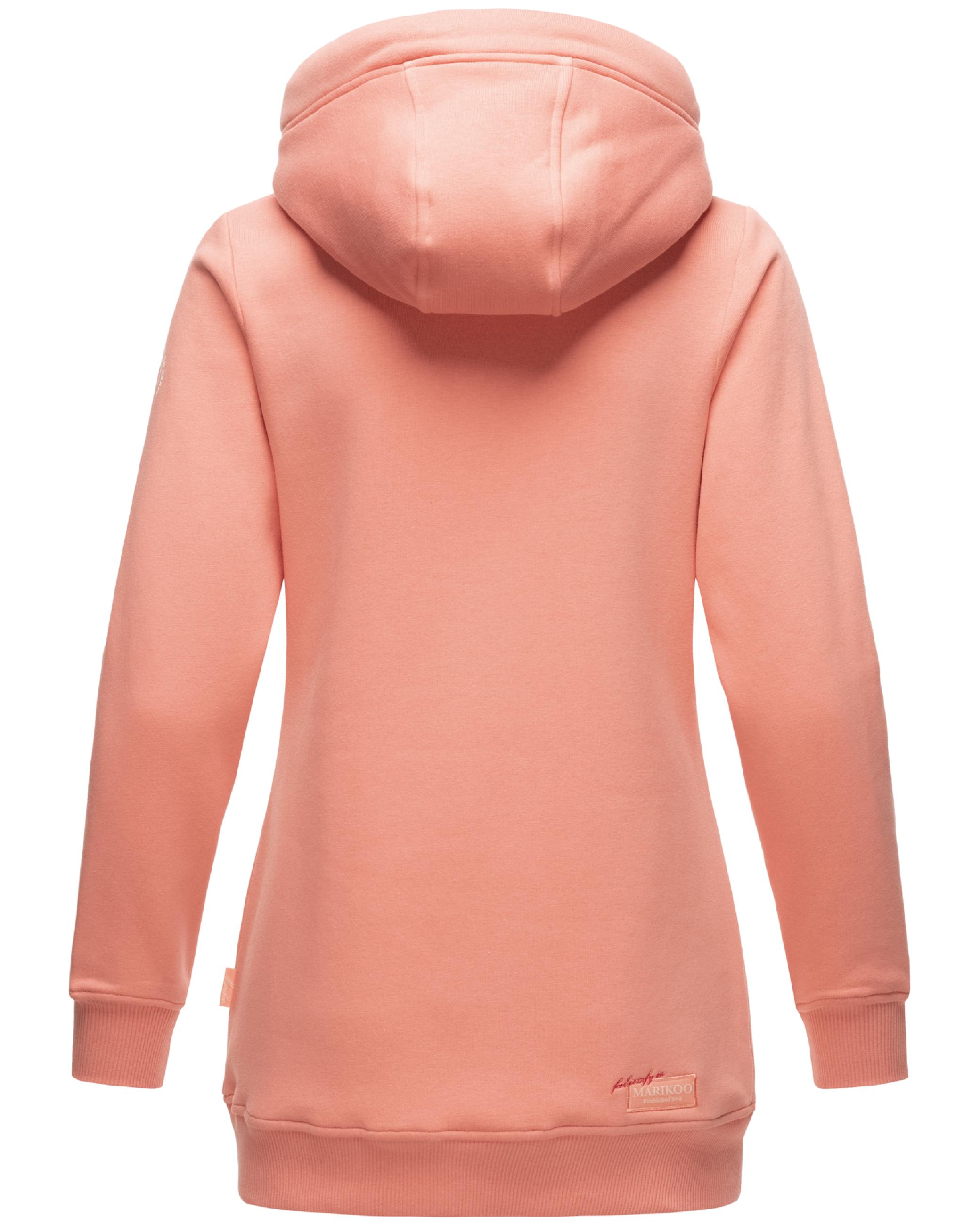 Extraweicher, langer Hoodie "Izuyaa" Apricot