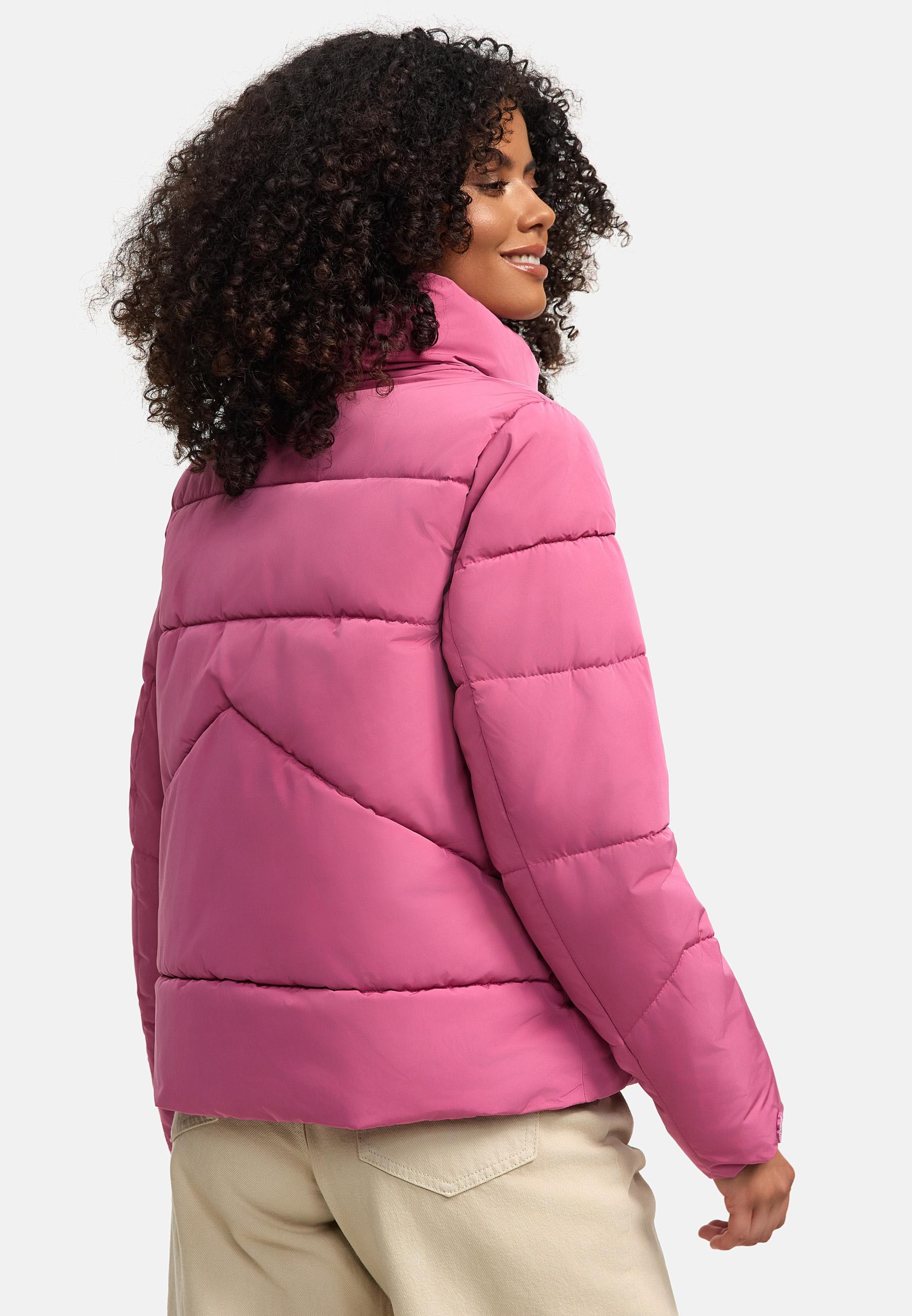 Warme Winterjacke mit hohem Kragen "Jalliaa 16" Berry Rouge