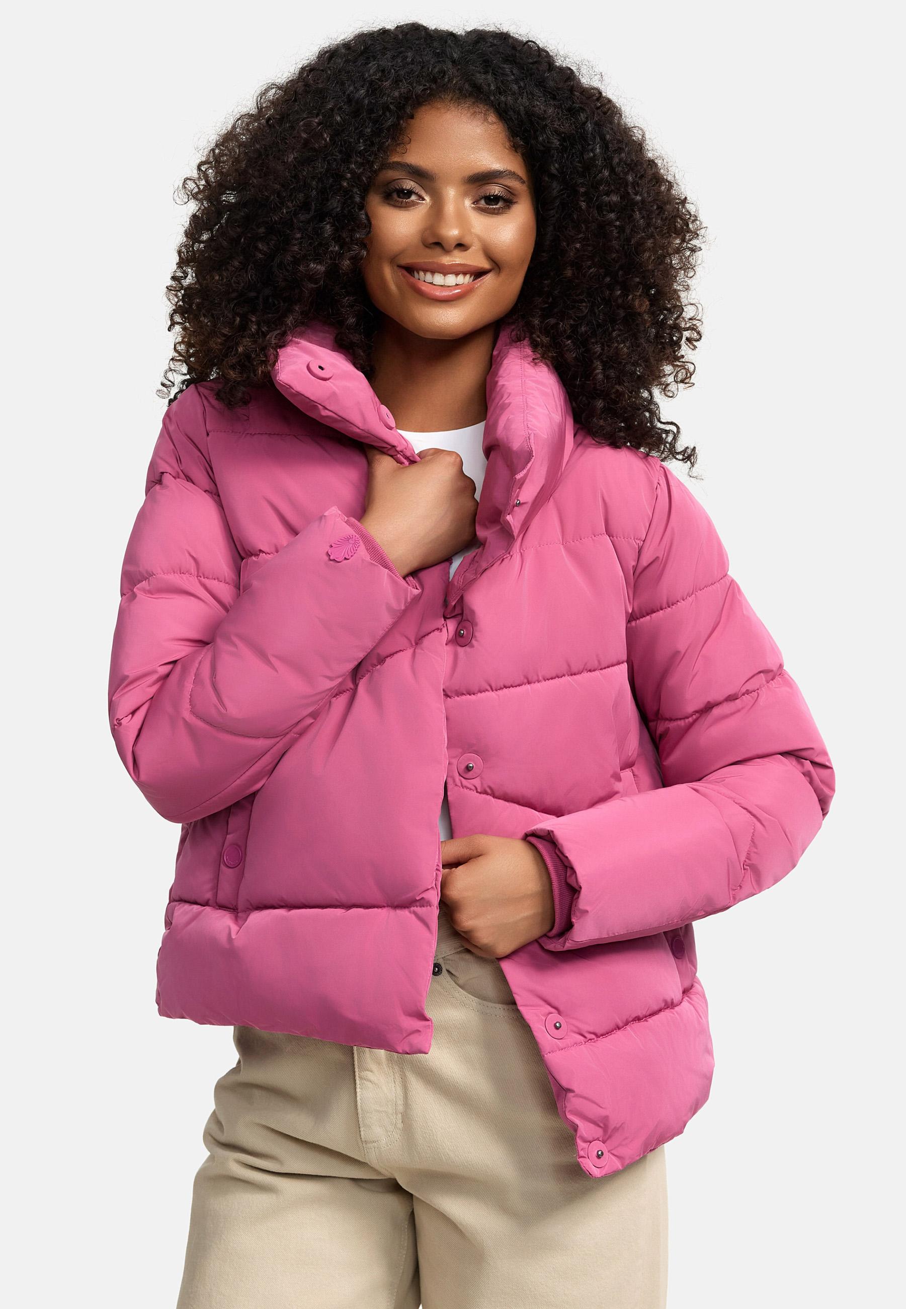 Warme Winterjacke mit hohem Kragen "Jalliaa 16" Berry Rouge