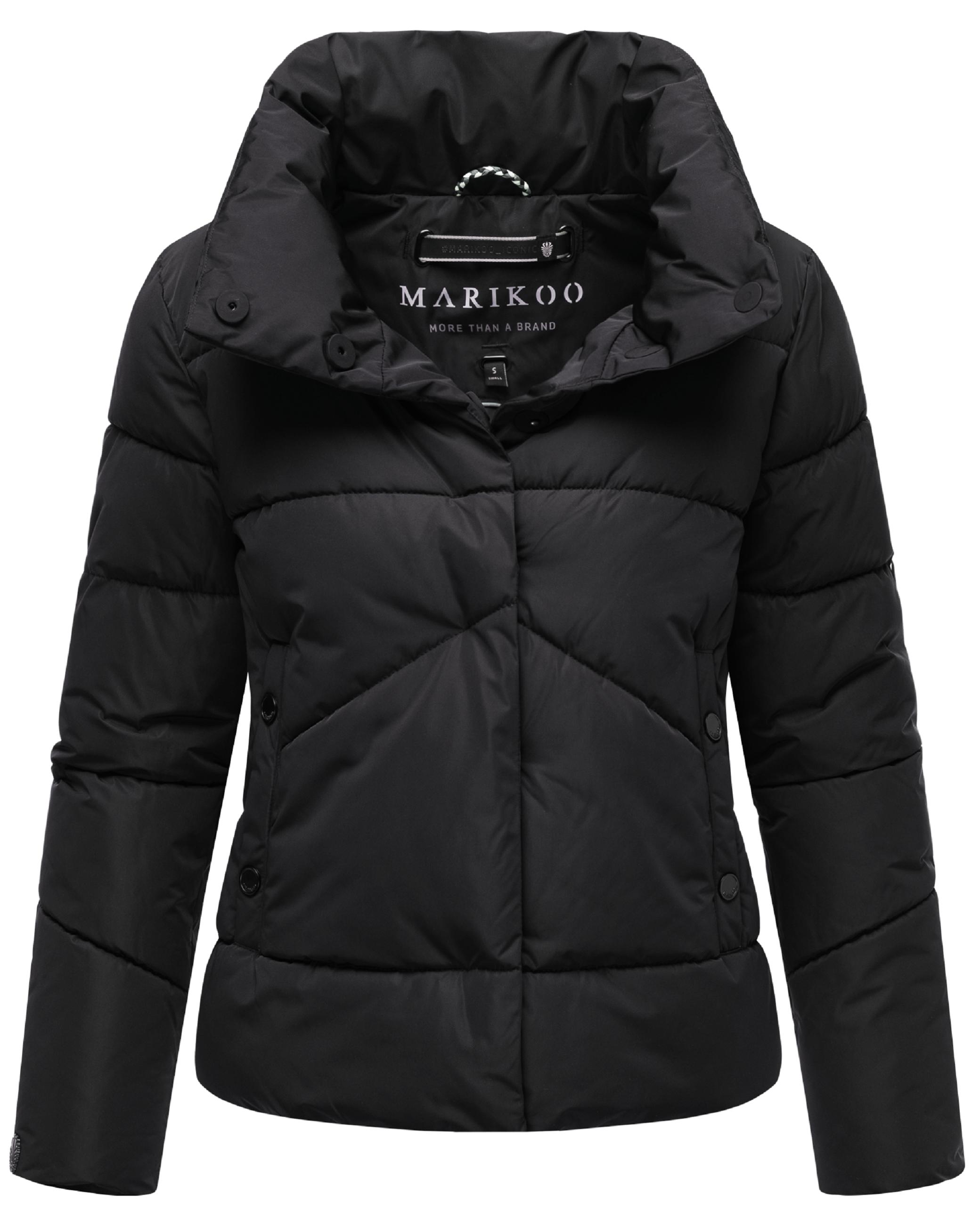 Warme Winterjacke mit hohem Kragen "Jalliaa 16" Black