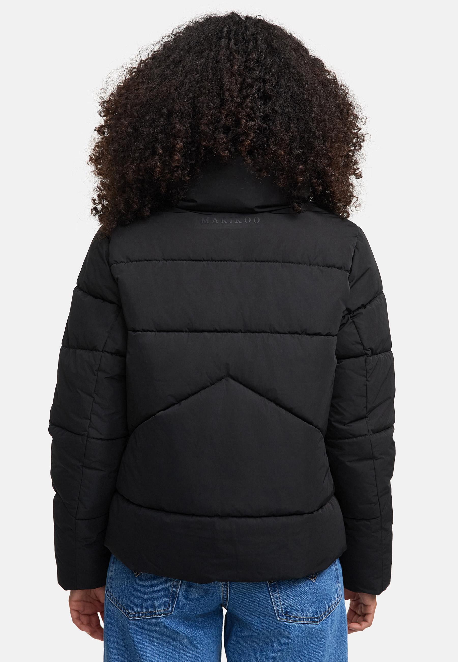 Warme Winterjacke mit hohem Kragen "Jalliaa 16" Black