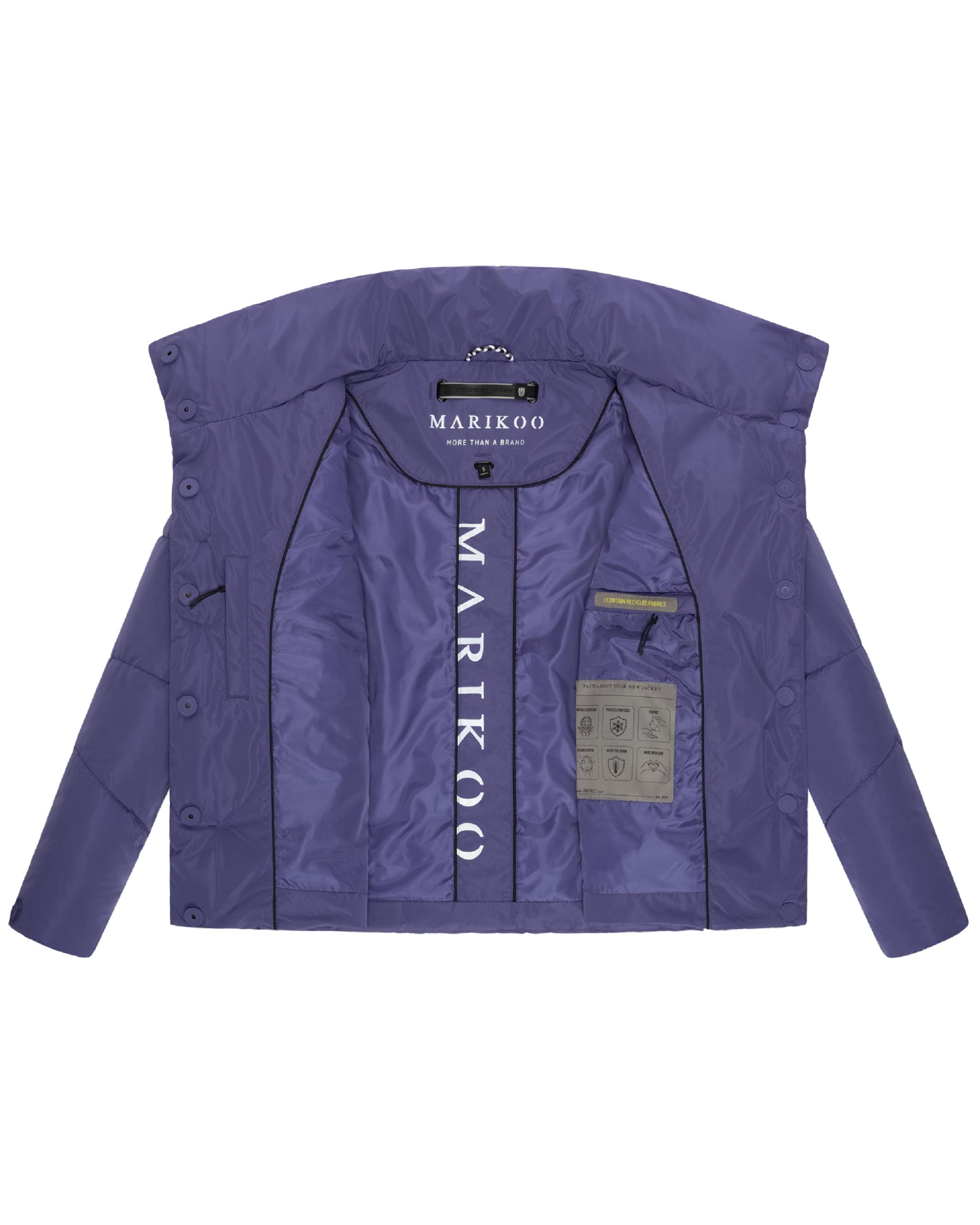 Warme Winterjacke mit hohem Kragen "Jalliaa 16" Blue Violet