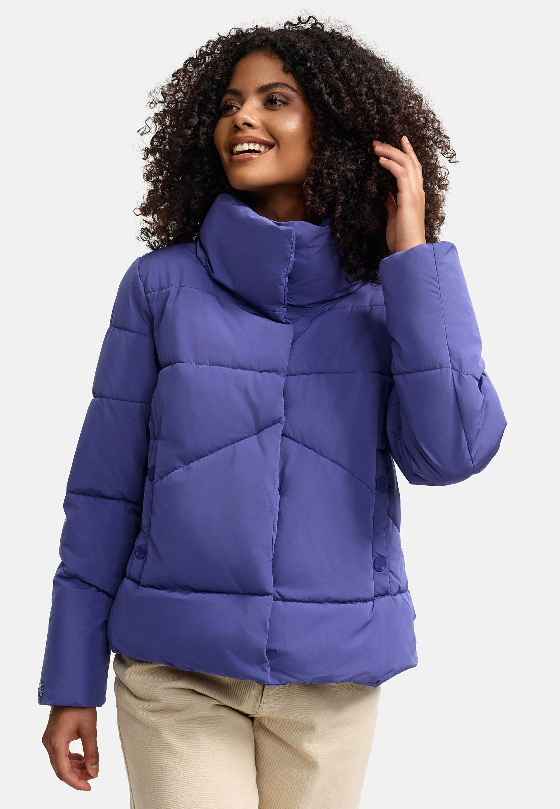 Warme Winterjacke mit hohem Kragen "Jalliaa 16" Blue Violet