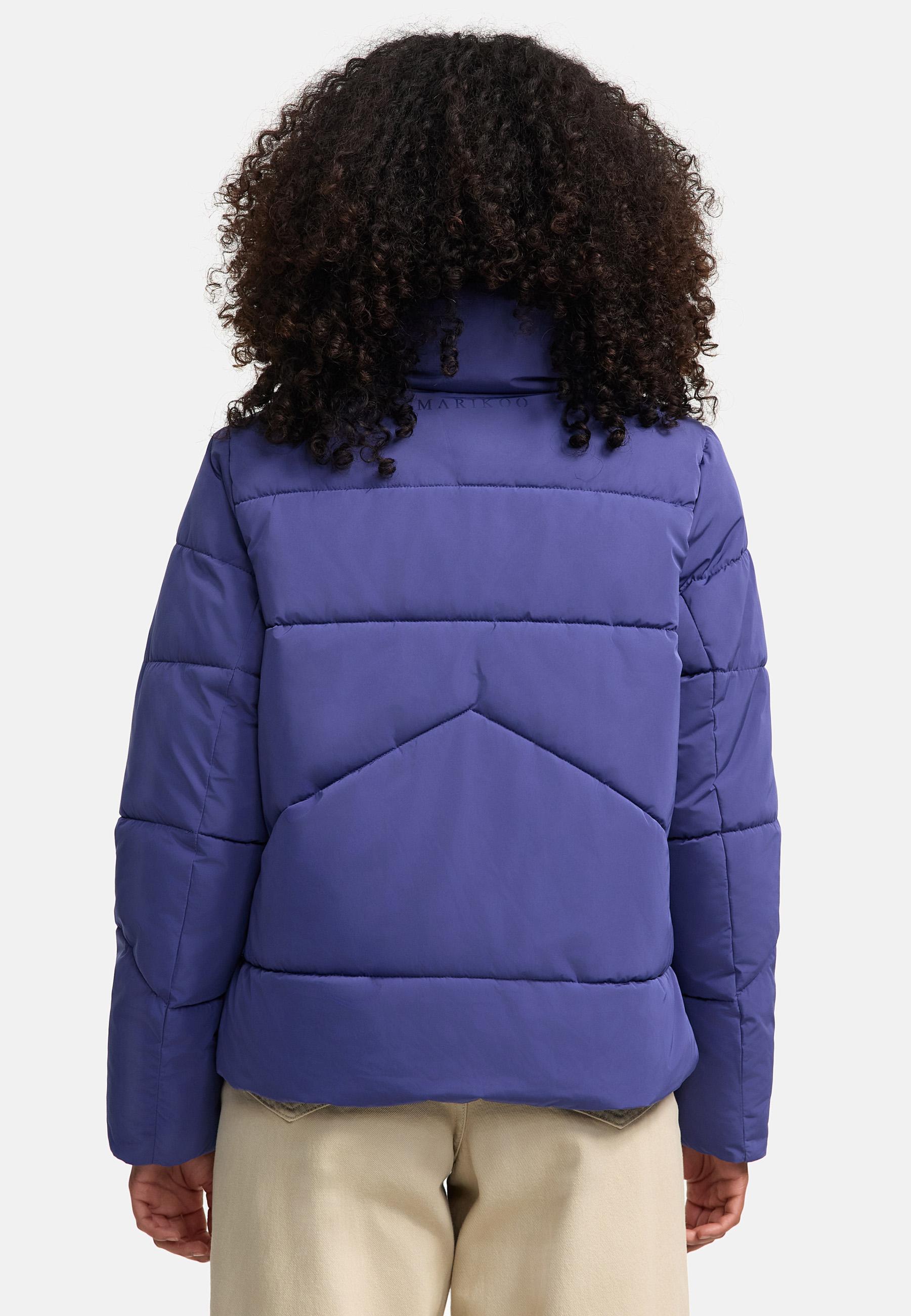 Warme Winterjacke mit hohem Kragen "Jalliaa 16" Blue Violet