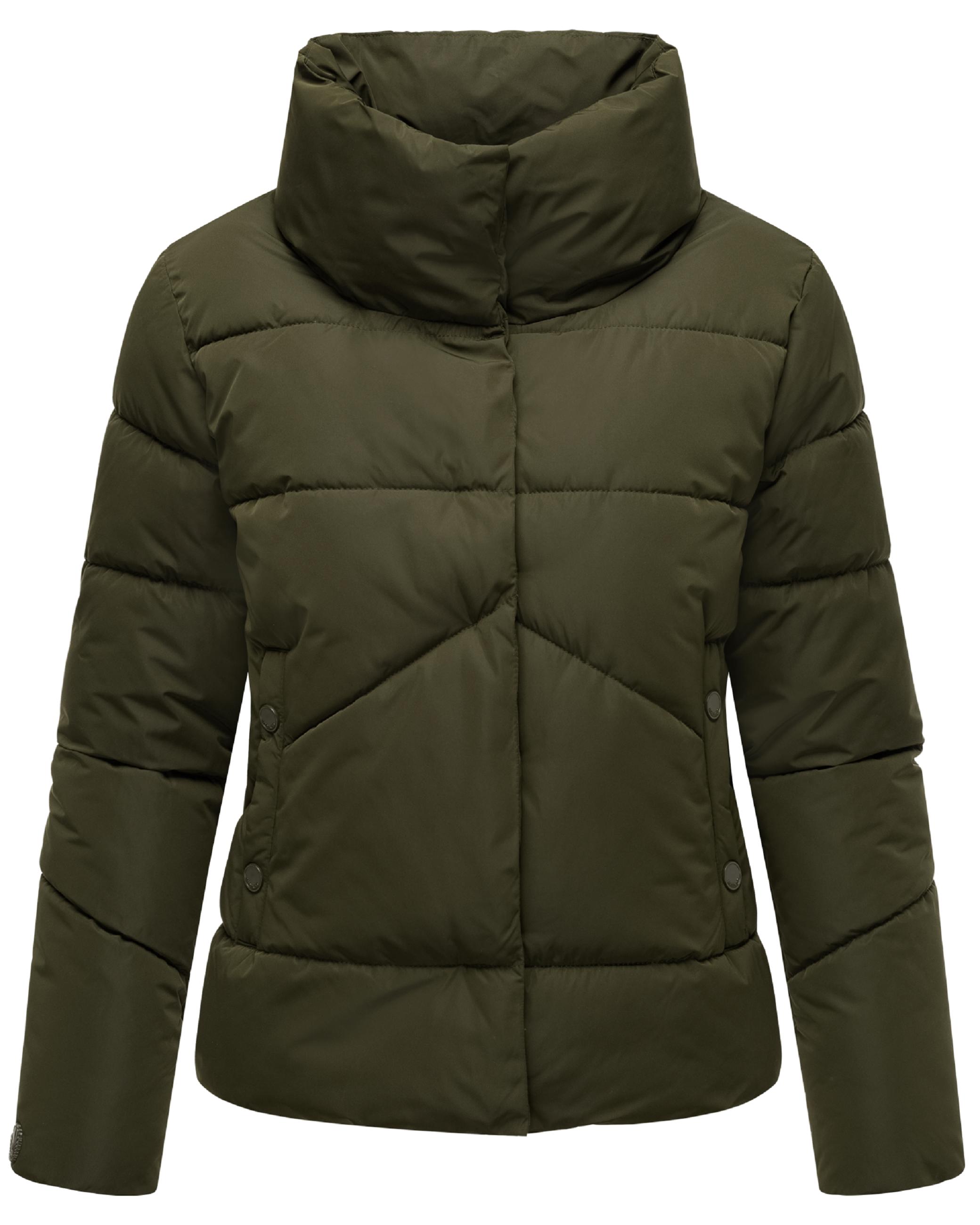 Warme Winterjacke mit hohem Kragen "Jalliaa 16" Dark Olive