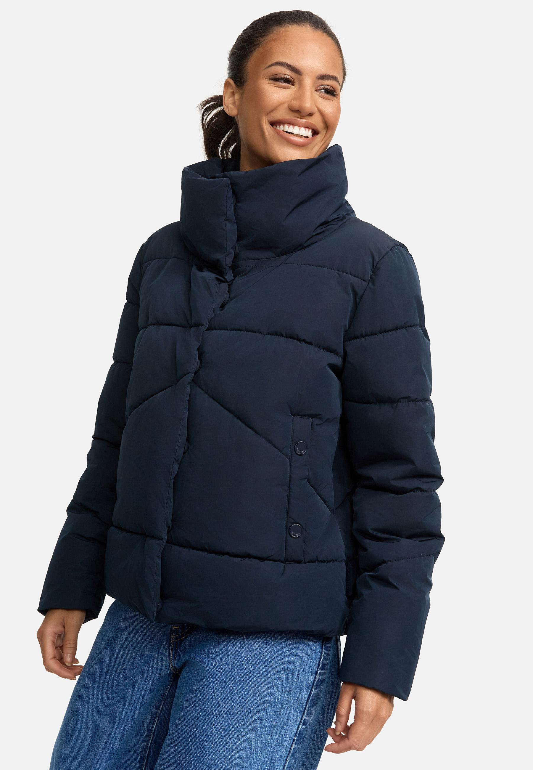 Warme Winterjacke mit hohem Kragen "Jalliaa 16" Navy