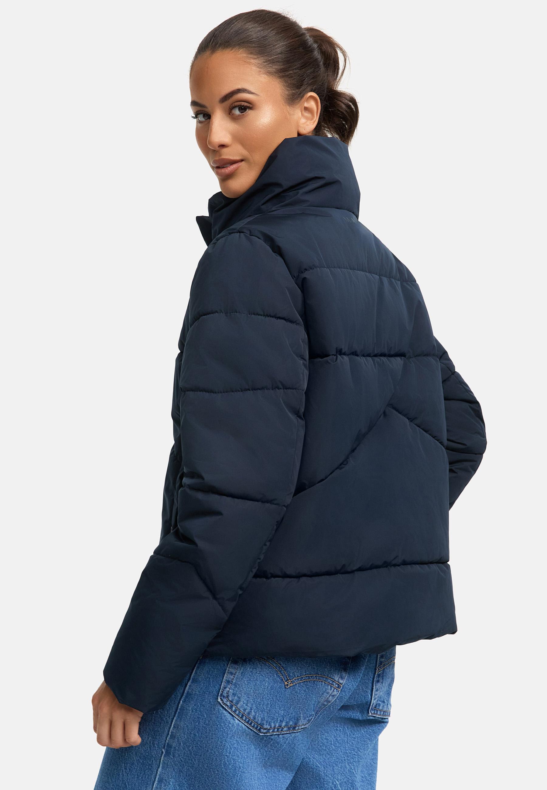 Warme Winterjacke mit hohem Kragen "Jalliaa 16" Navy