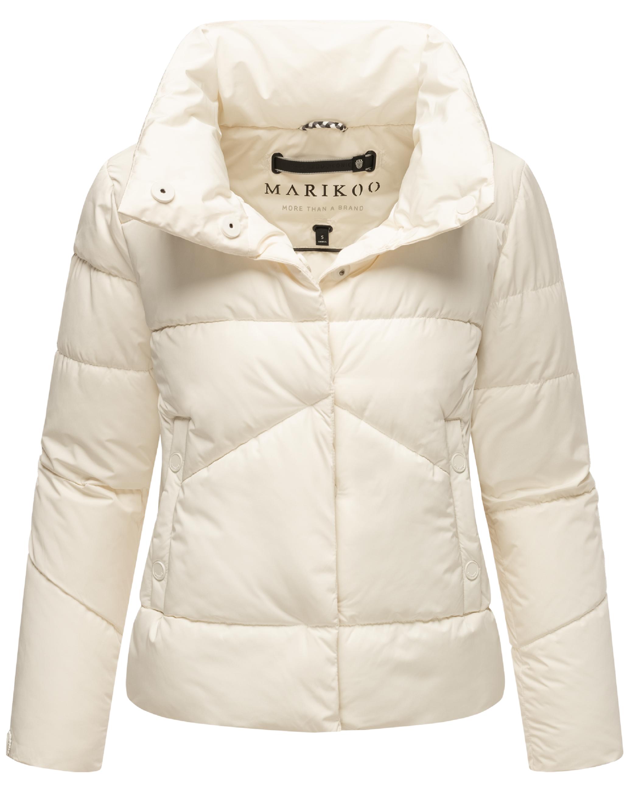 Warme Winterjacke mit hohem Kragen "Jalliaa 16" Off White