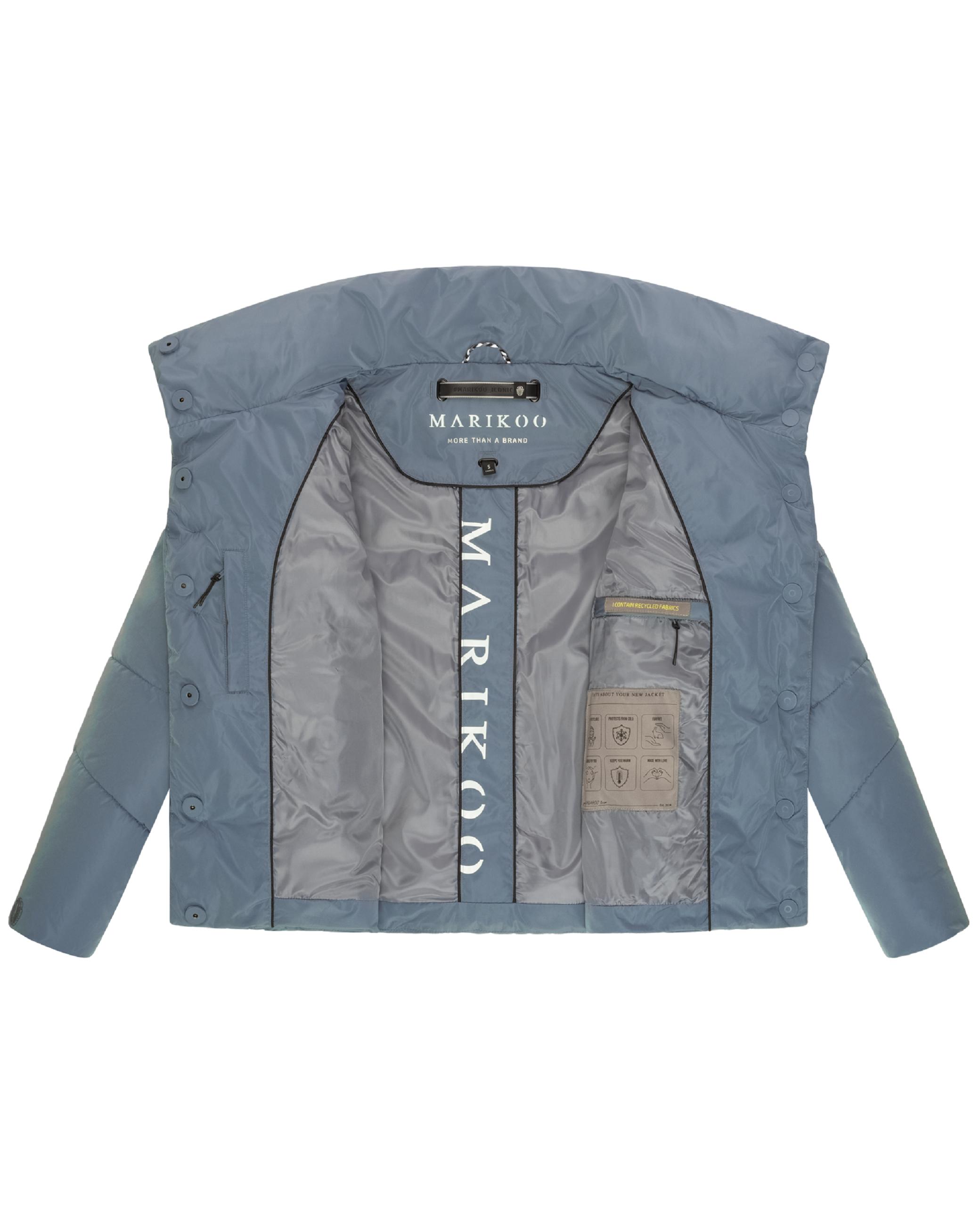 Warme Winterjacke mit hohem Kragen "Jalliaa 16" Stormy Blue