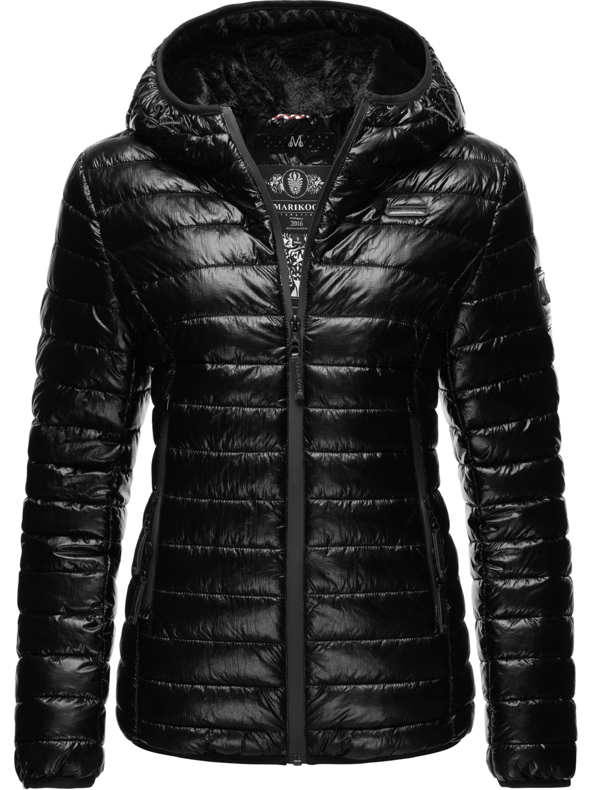 Winter Steppjacke mit Kapuze "Jaylaa" Black