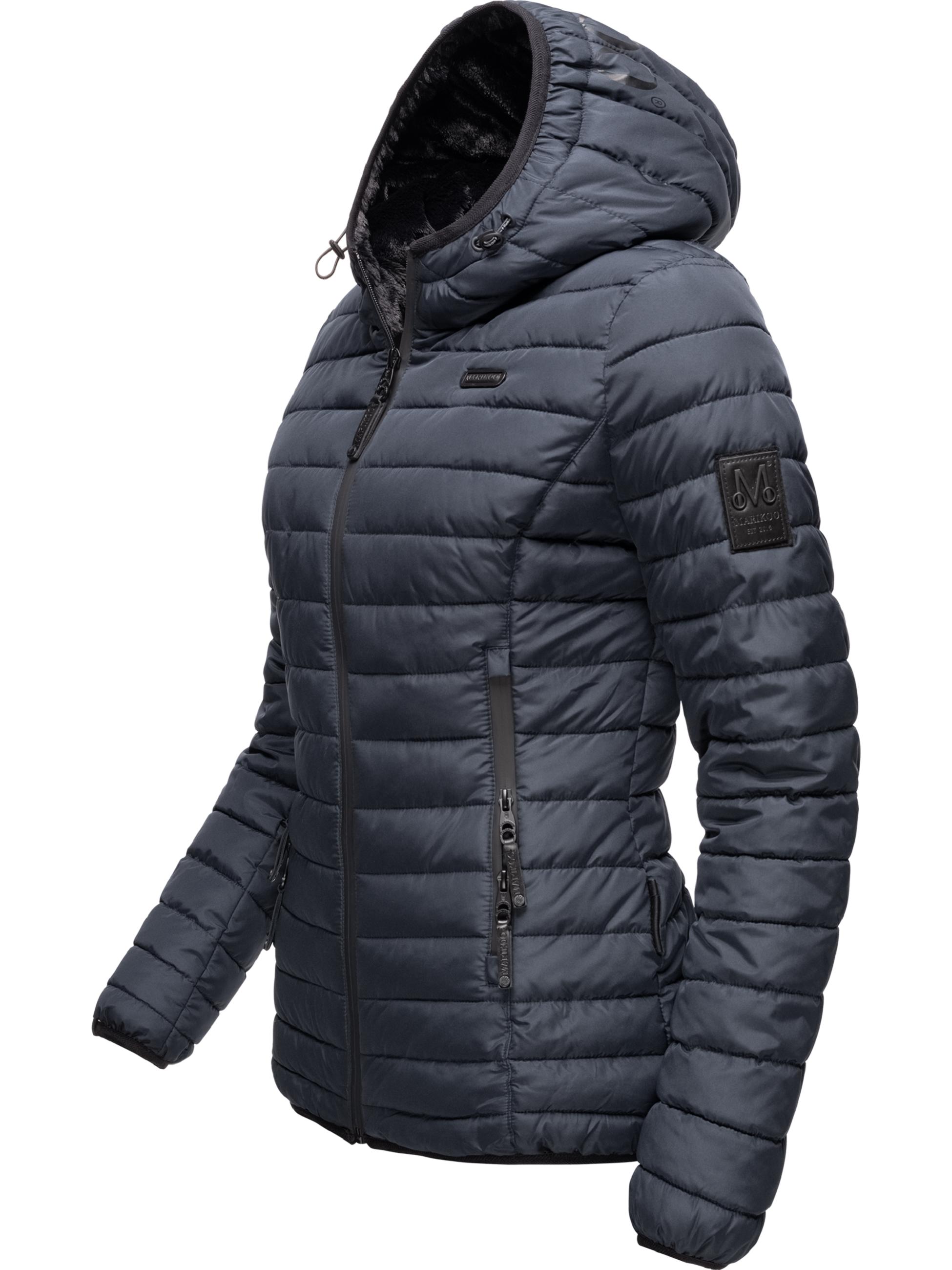 Winter Steppjacke mit Kapuze "Jaylaa" Navy