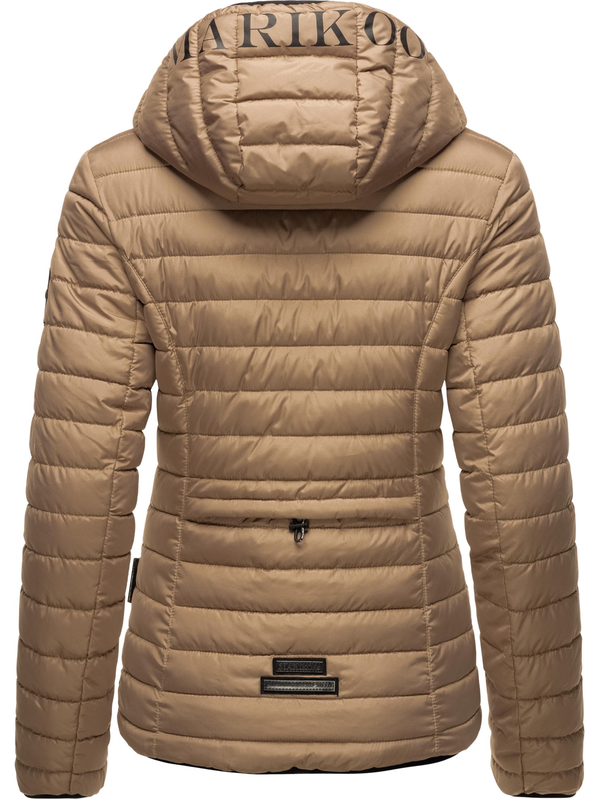 Winter Steppjacke mit Kapuze "Jaylaa" Taupe