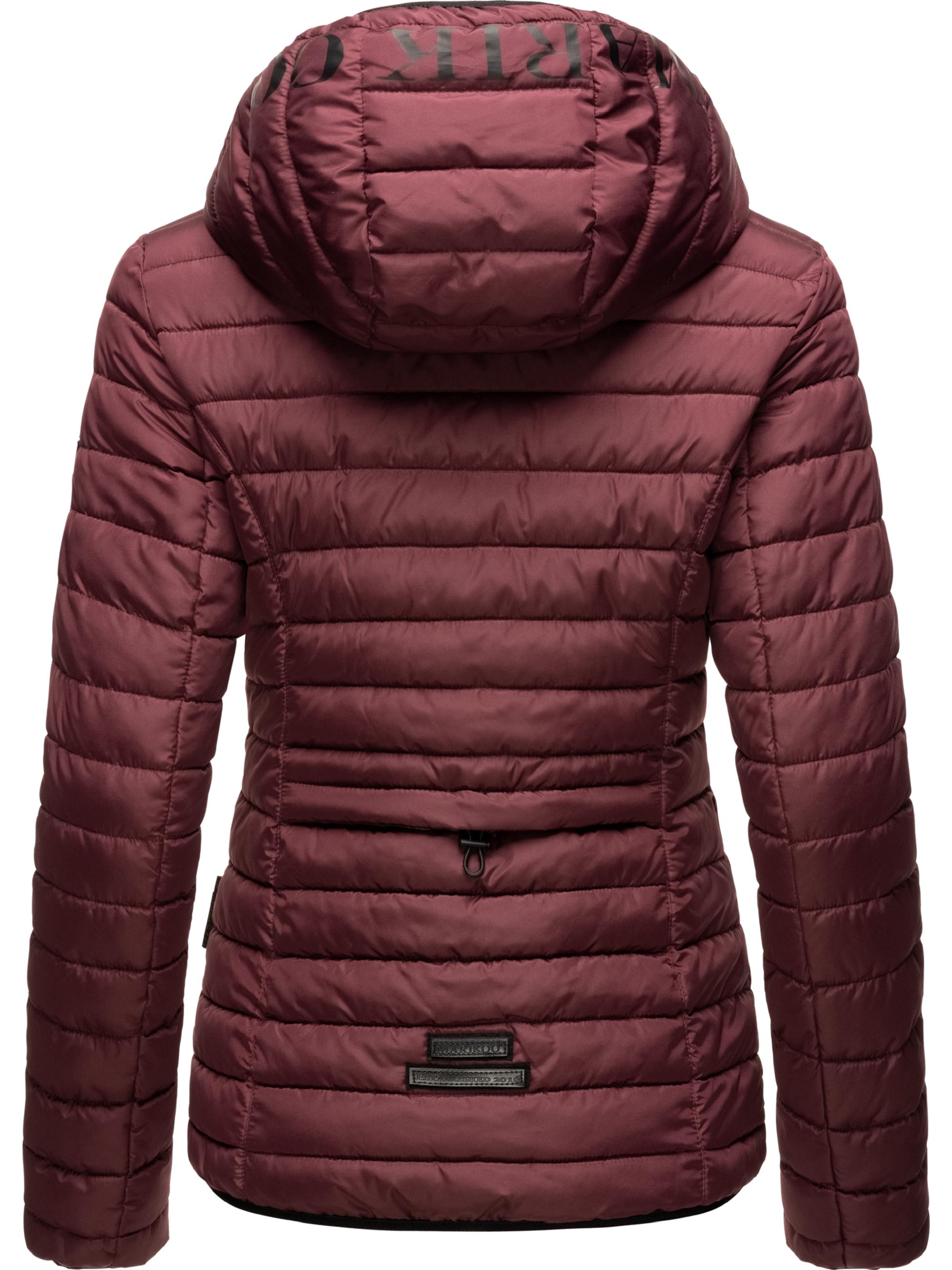 Winter Steppjacke mit Kapuze "Jaylaa" Wine