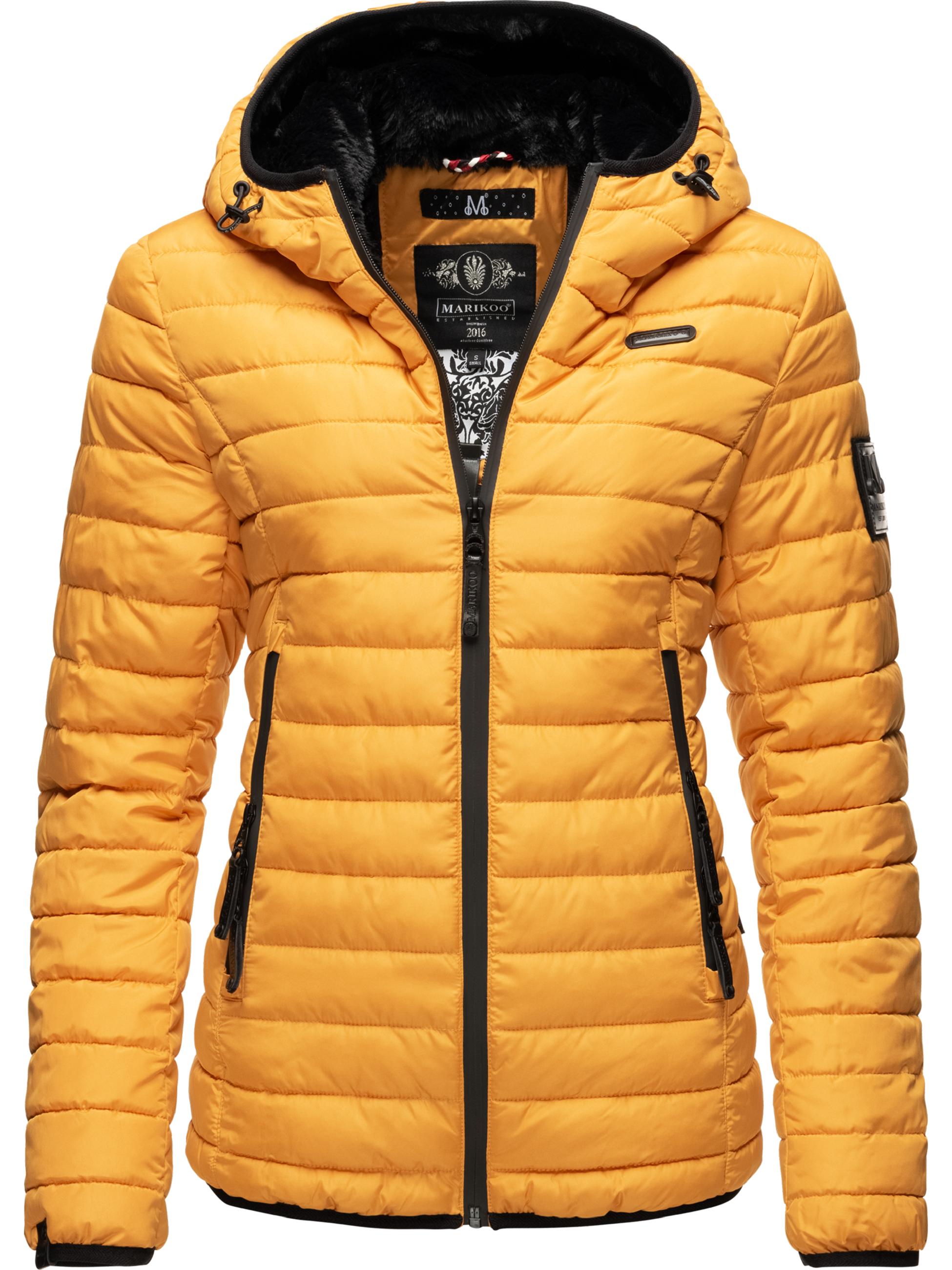 Winter Steppjacke mit Kapuze "Jaylaa" Yellow