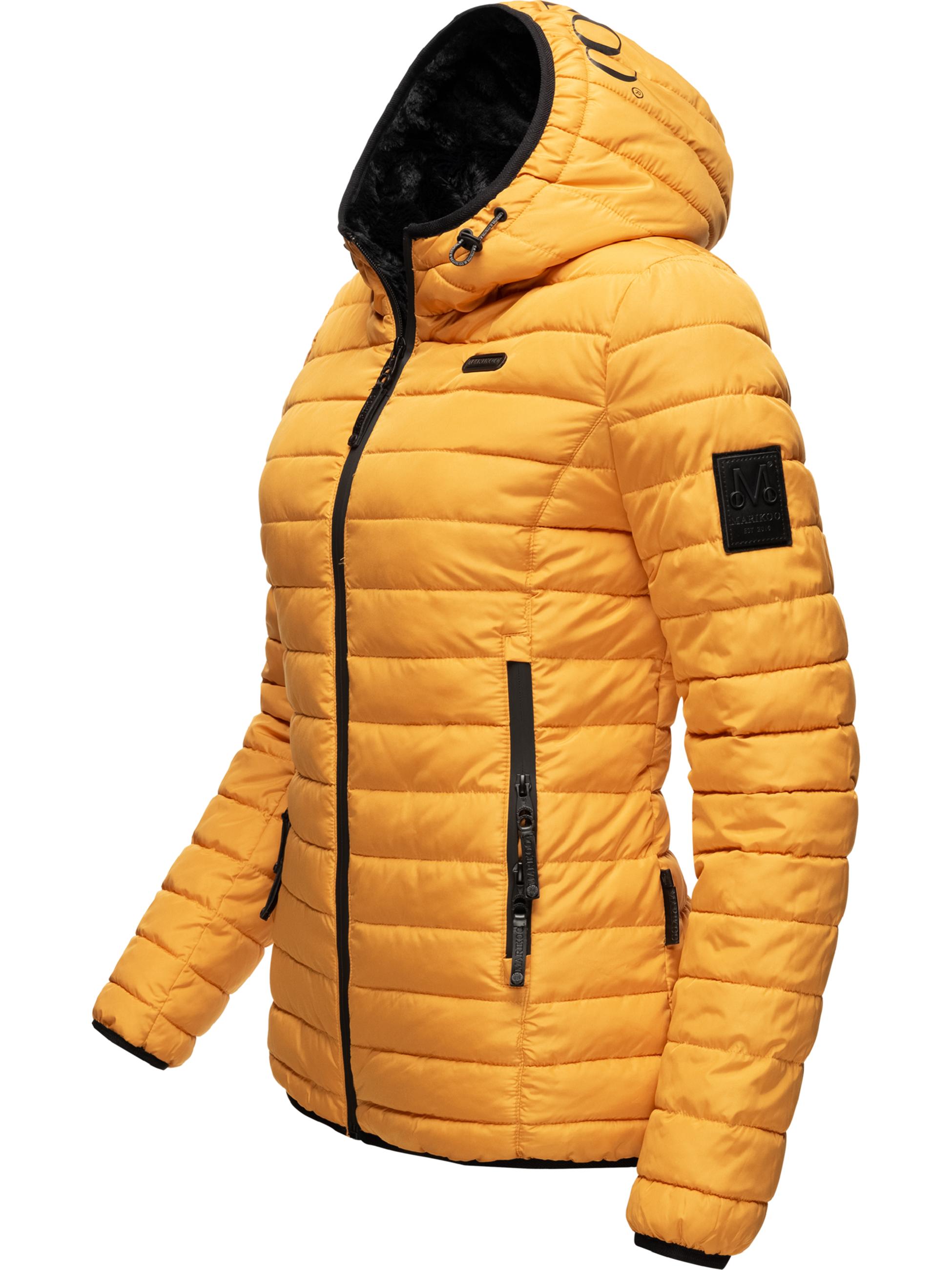 Winter Steppjacke mit Kapuze "Jaylaa" Yellow