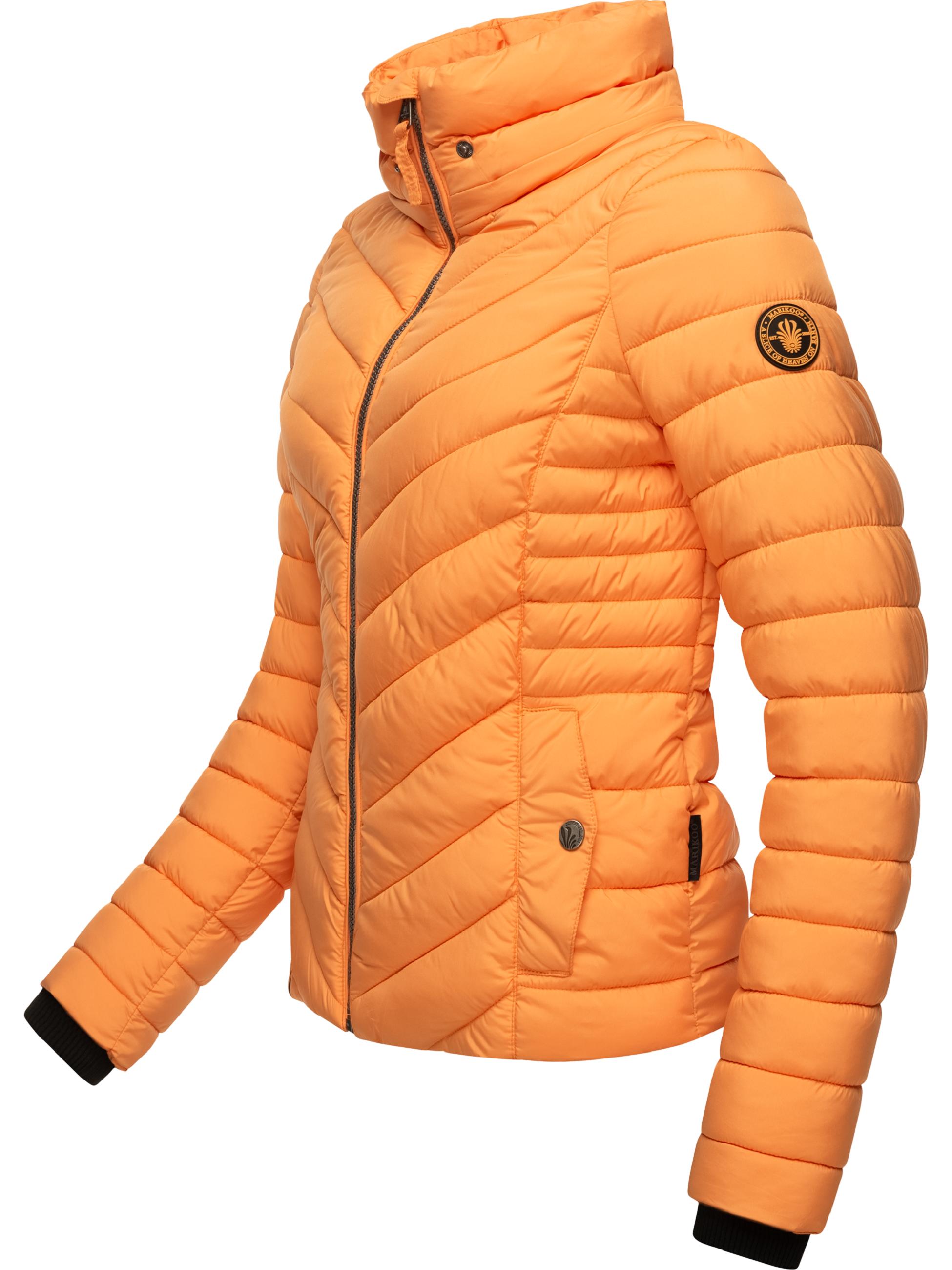 Steppjacke mit abnehmbarer Kapuze "Kagomee" Apricot Sorbet