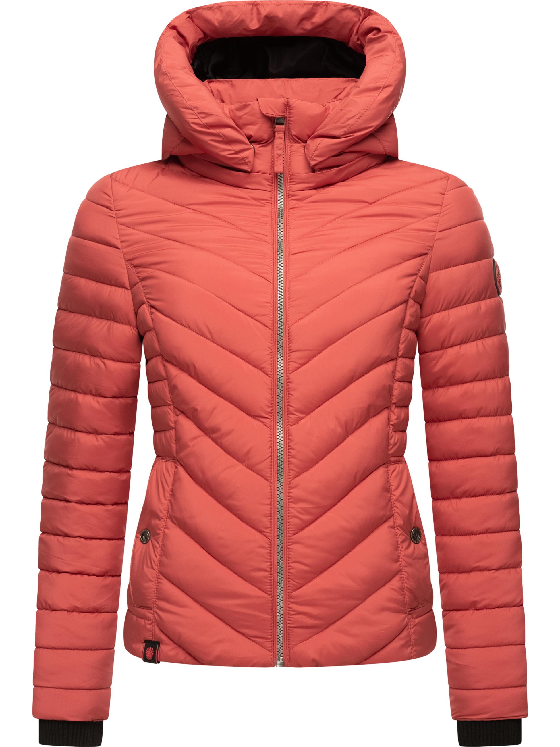 Steppjacke mit abnehmbarer Kapuze "Kagomee" Rouge