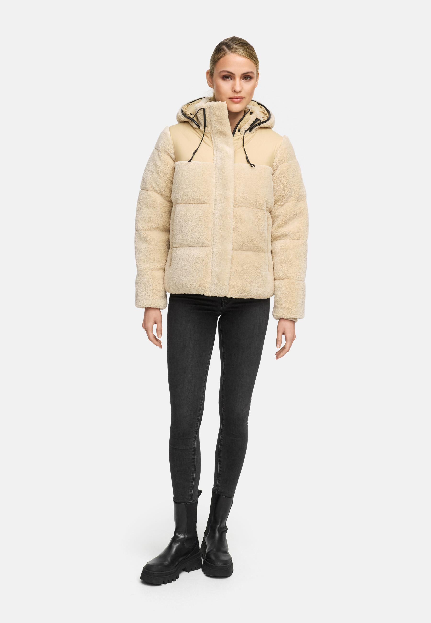 Plüschjacke "Kaguraa 16" Beige