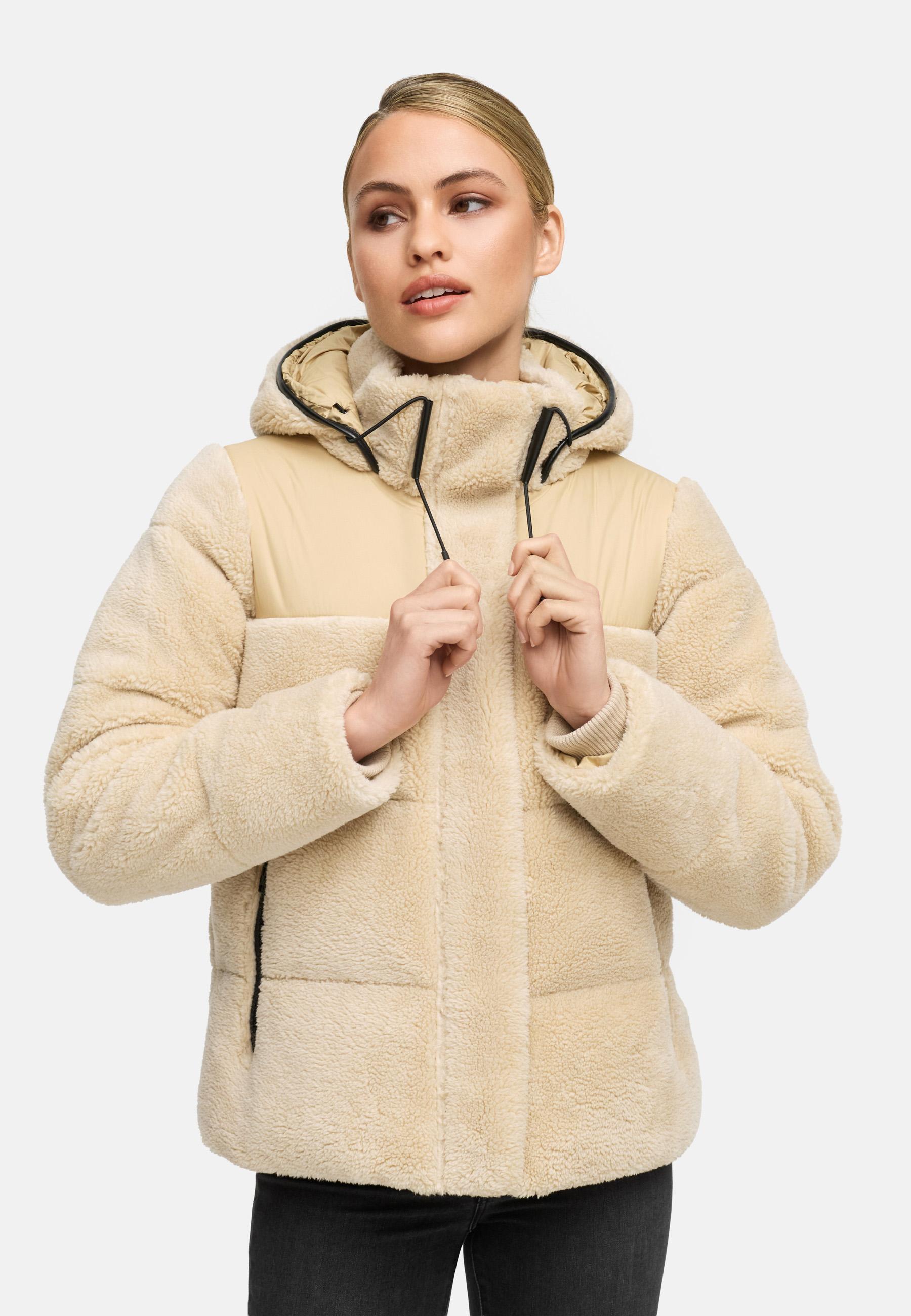 Plüschjacke "Kaguraa 16" Beige