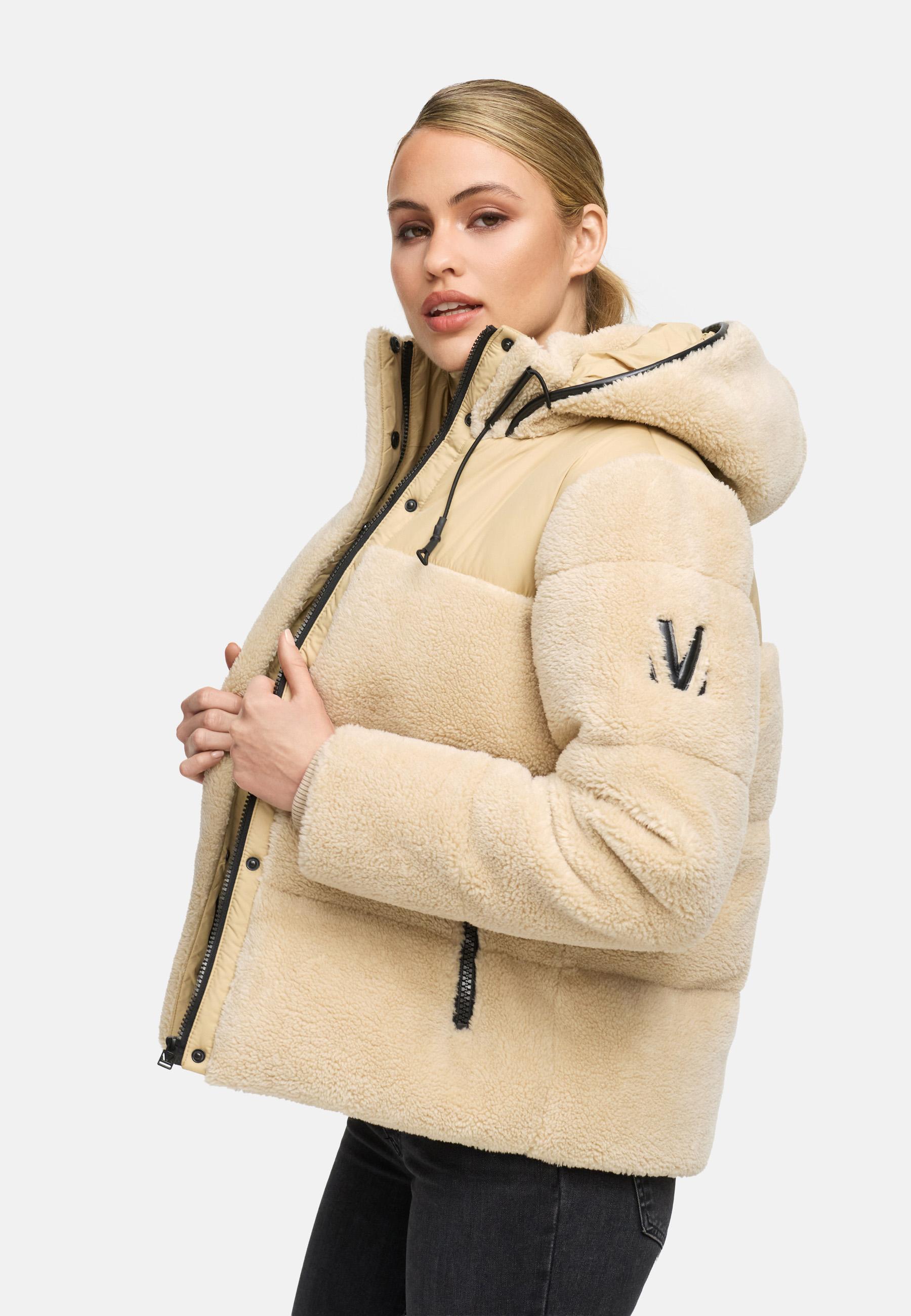 Plüschjacke "Kaguraa 16" Beige