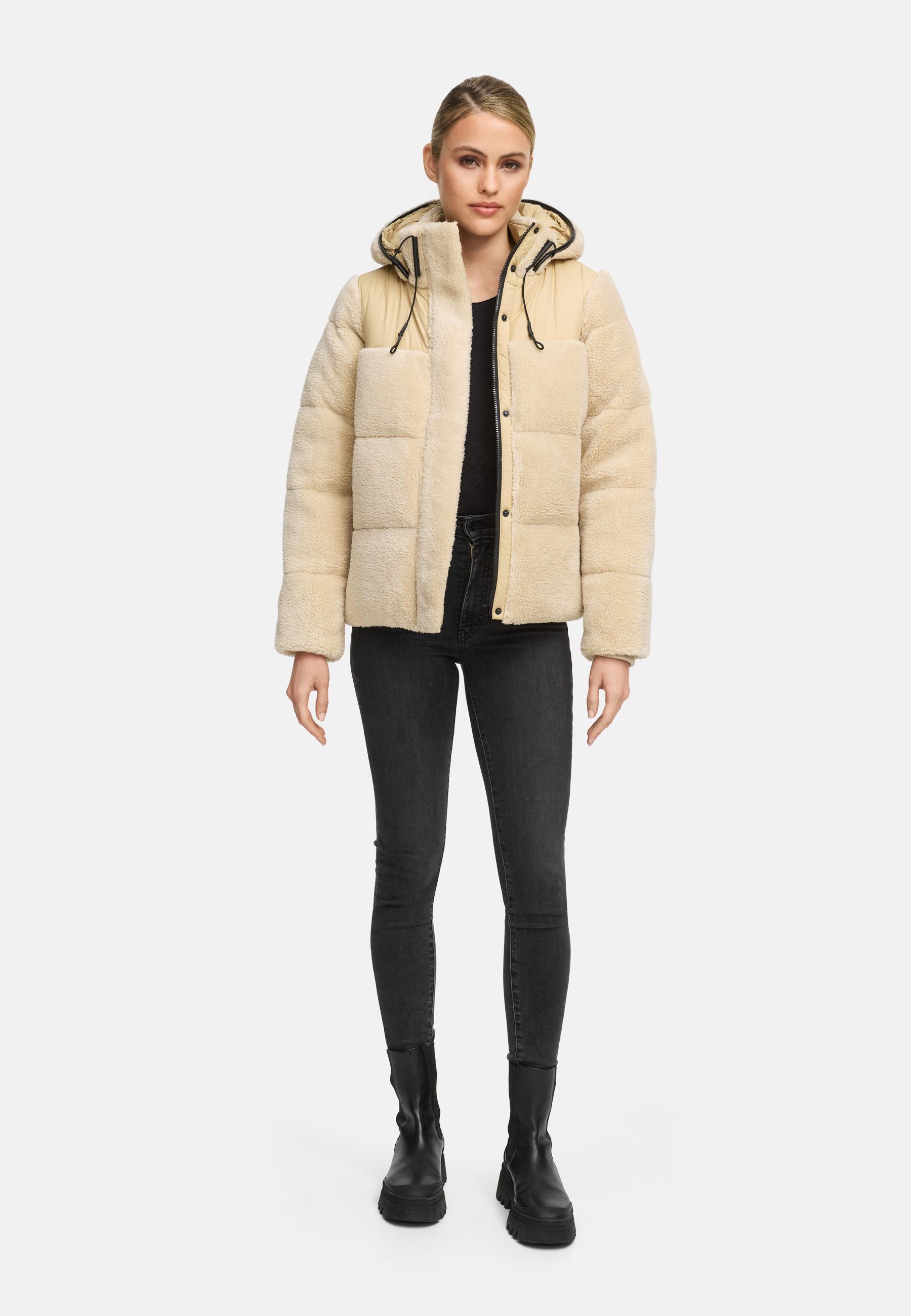 Plüschjacke "Kaguraa 16" Beige