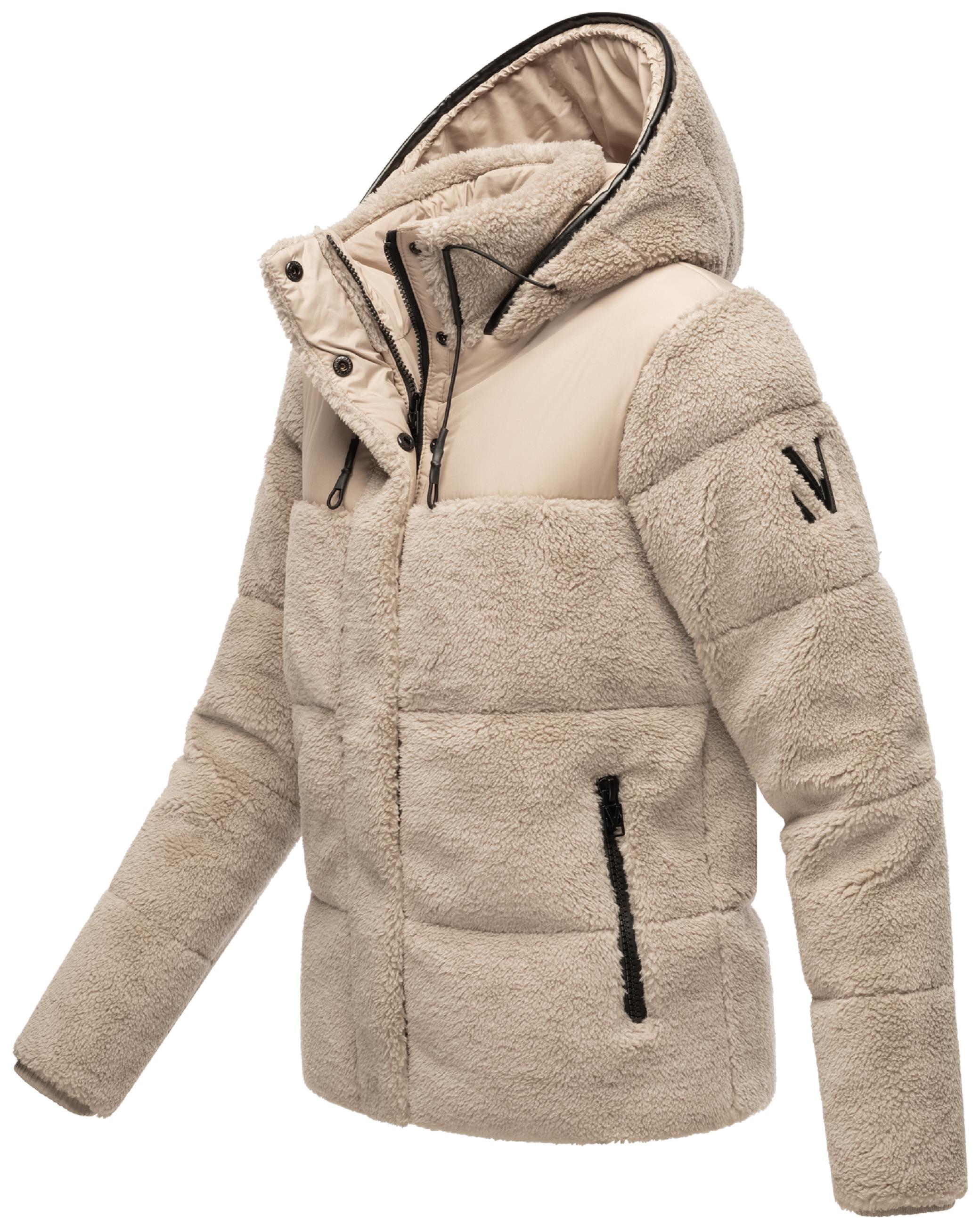 Plüschjacke "Kaguraa 16" Light Taupe