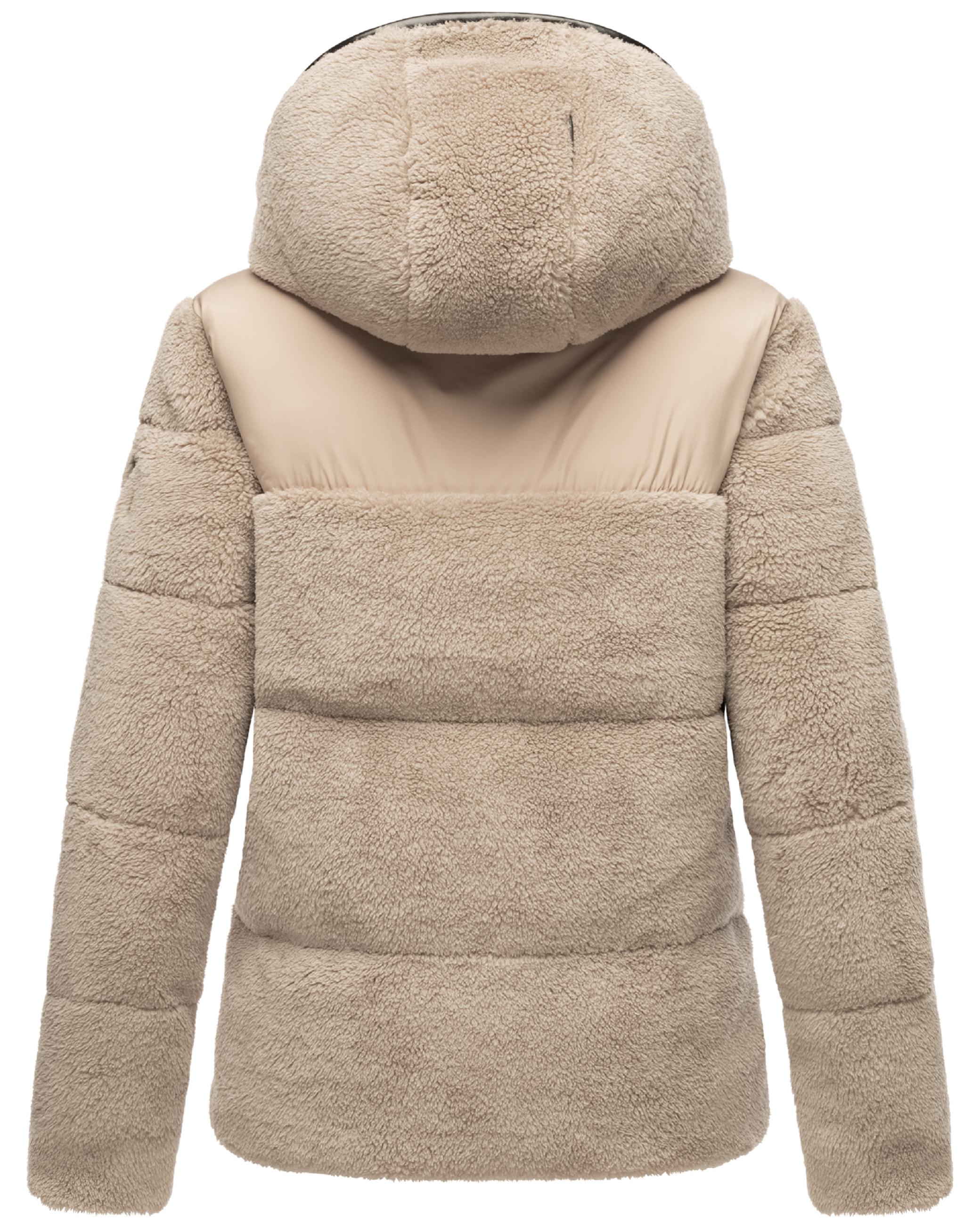 Plüschjacke "Kaguraa 16" Light Taupe