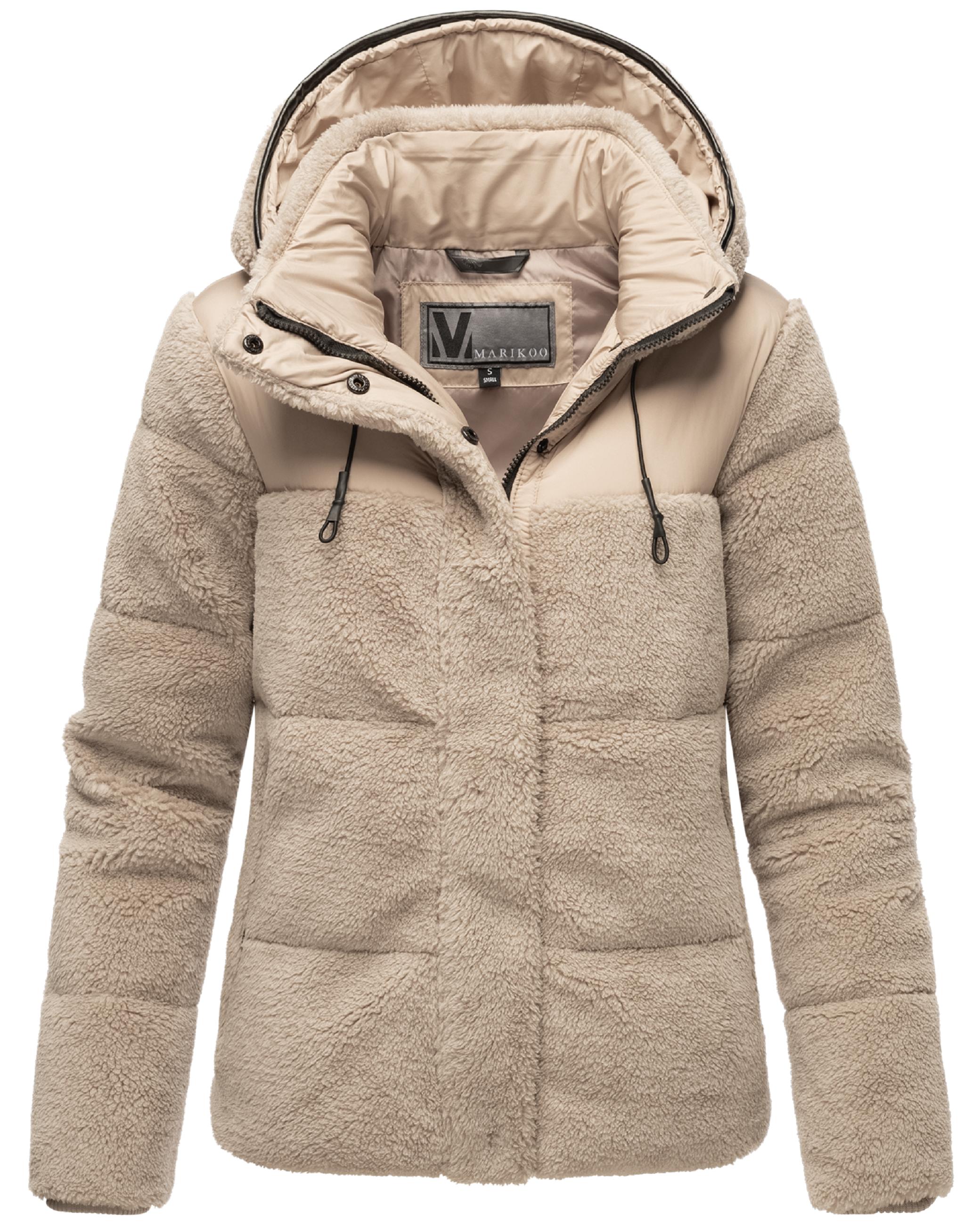 Plüschjacke "Kaguraa 16" Light Taupe