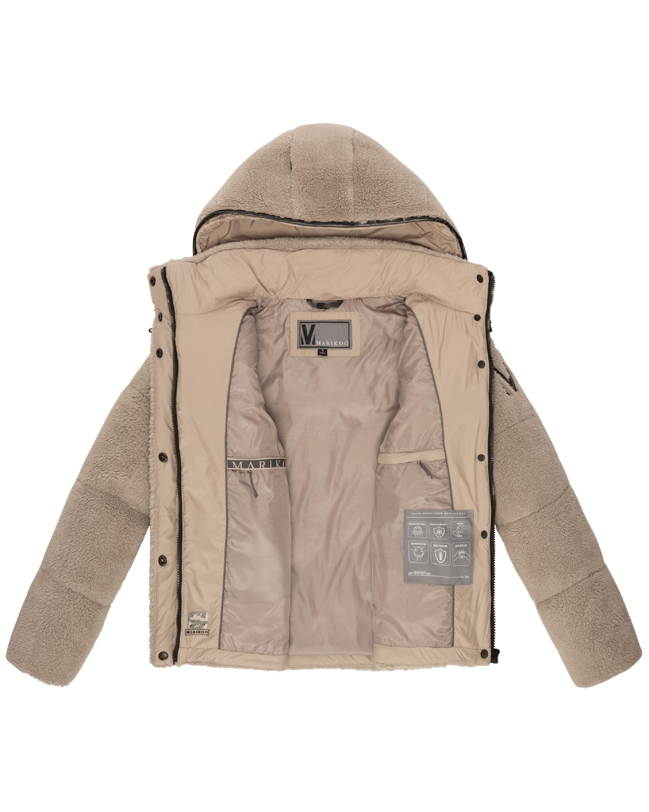 Plüschjacke "Kaguraa 16" Light Taupe