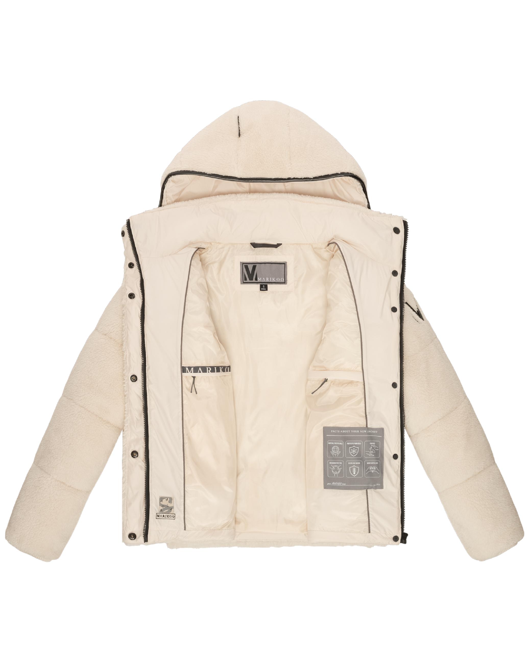 Plüschjacke "Kaguraa 16" Off White