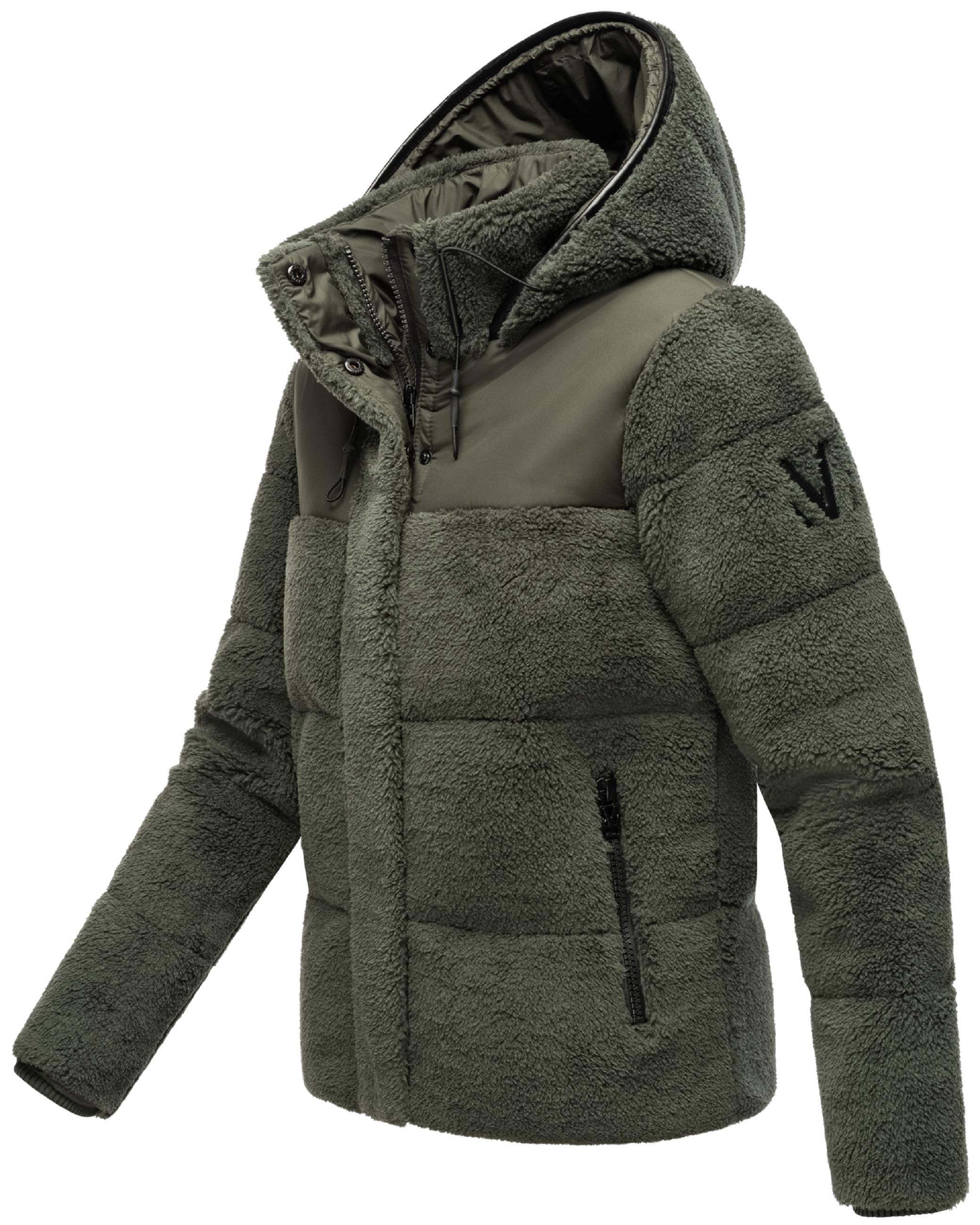 Plüschjacke "Kaguraa 16" Olive