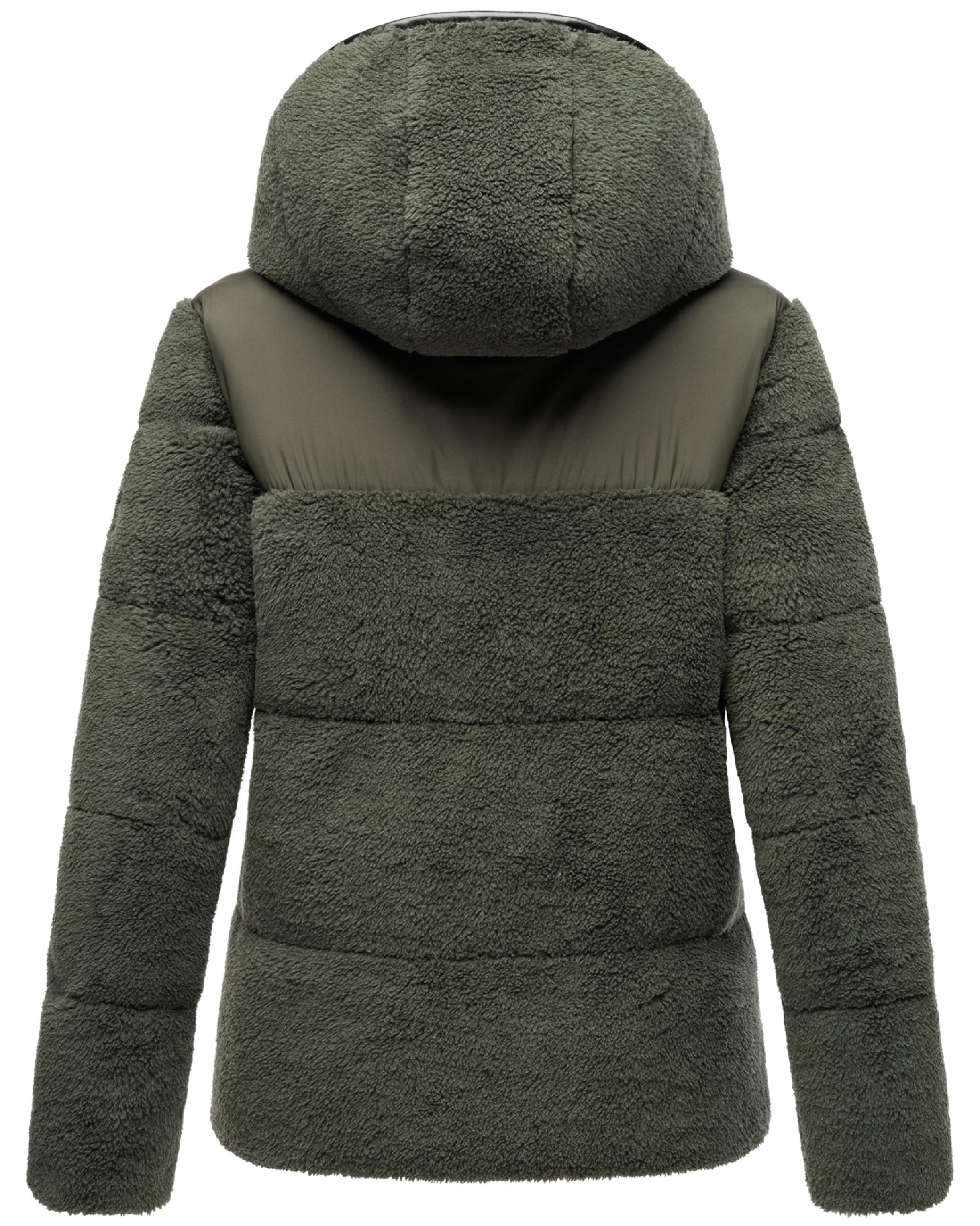 Plüschjacke "Kaguraa 16" Olive