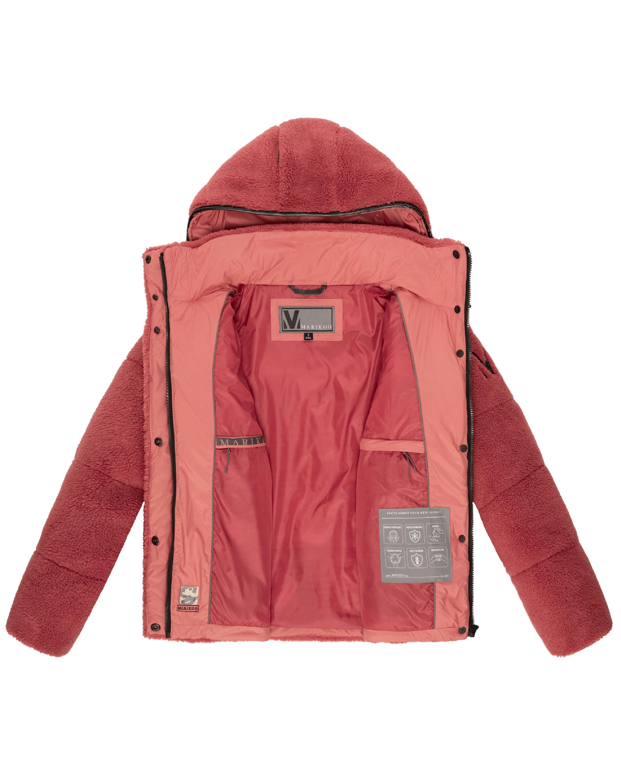 Plüschjacke "Kaguraa 16" Rouge