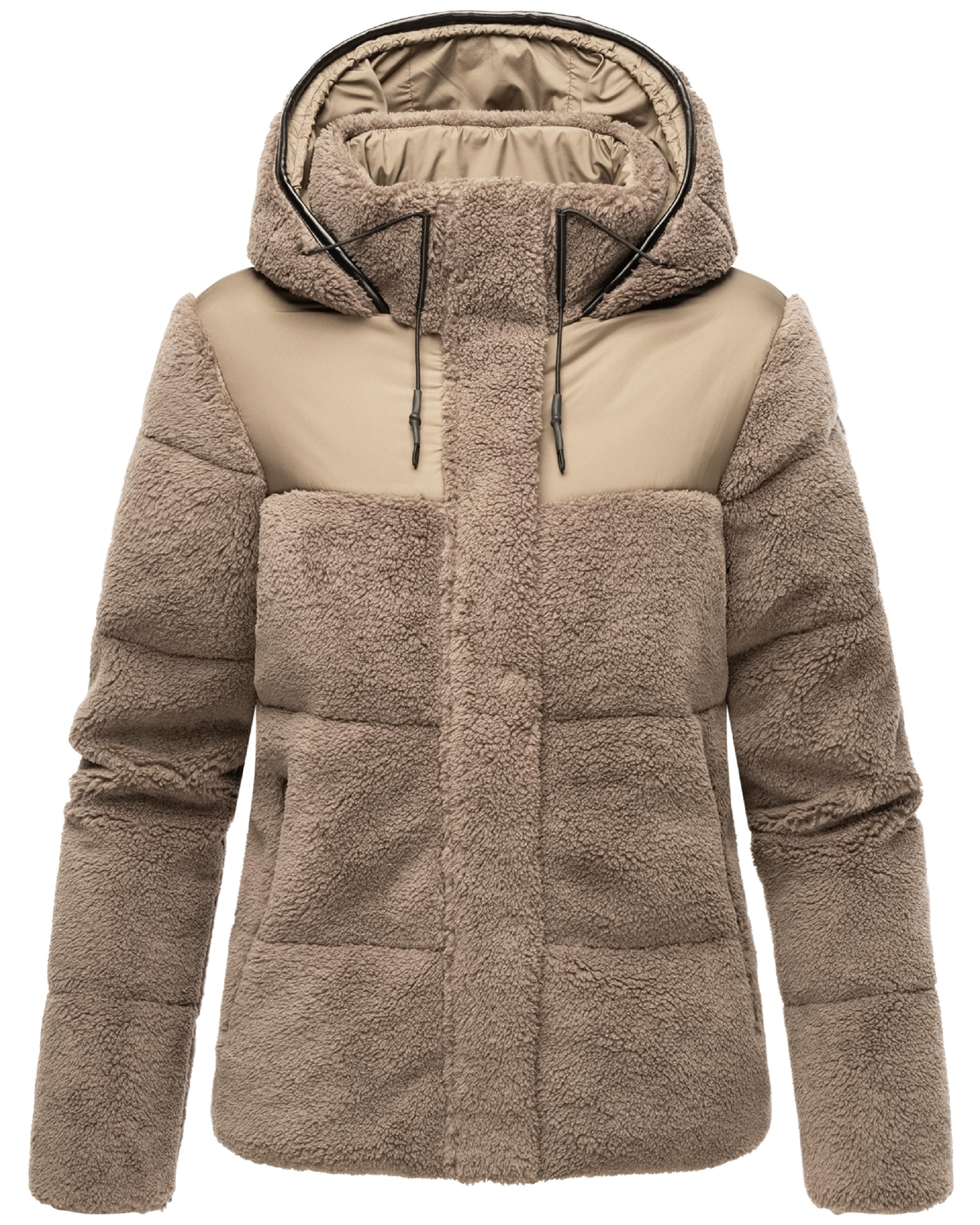 Plüschjacke "Kaguraa 16" Stone Brown